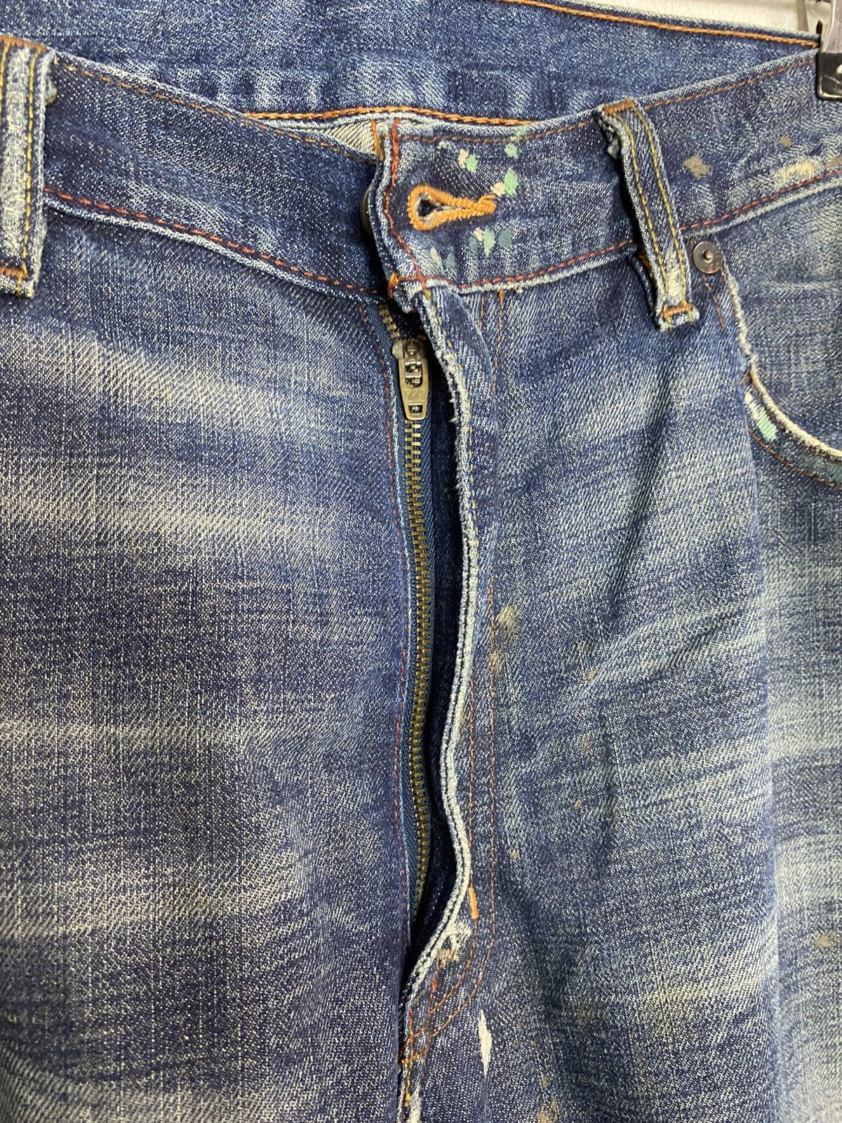Ralph Lauren Ralph Lauren Distressed Denim Jeans Paint Splatter Size 39 Size US 39 - 6 Thumbnail