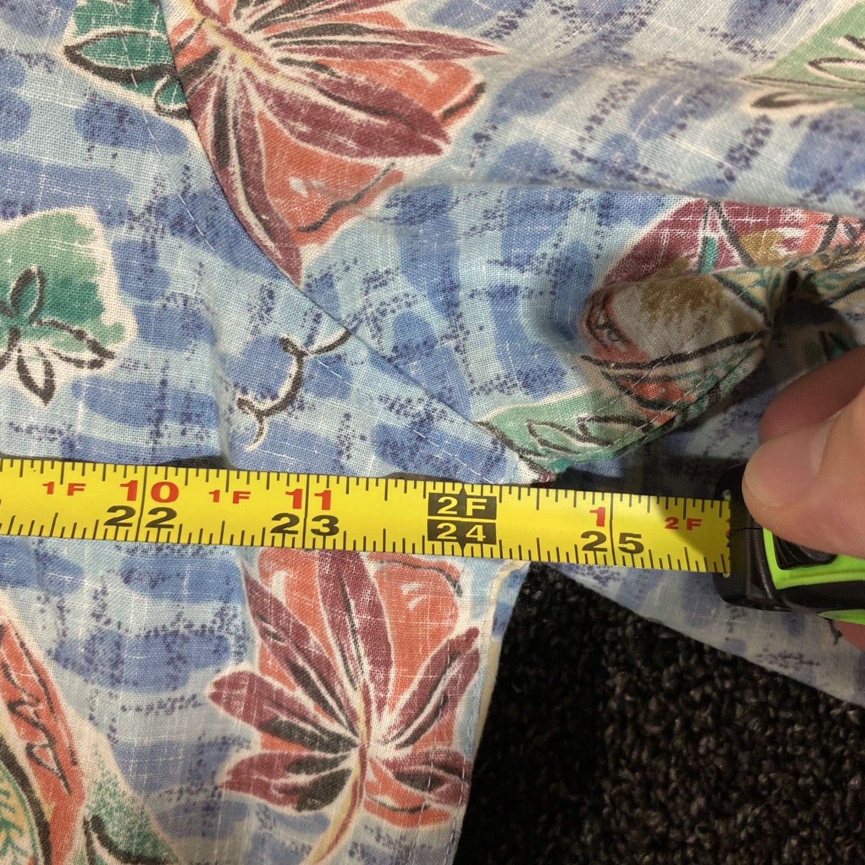 Reyn Spooner Reyn Spooner Mens XL Button-Down Hawaiian Shirt Blue Short Sleeve Floral Size US XL / EU 56 / 4 - 7 Thumbnail