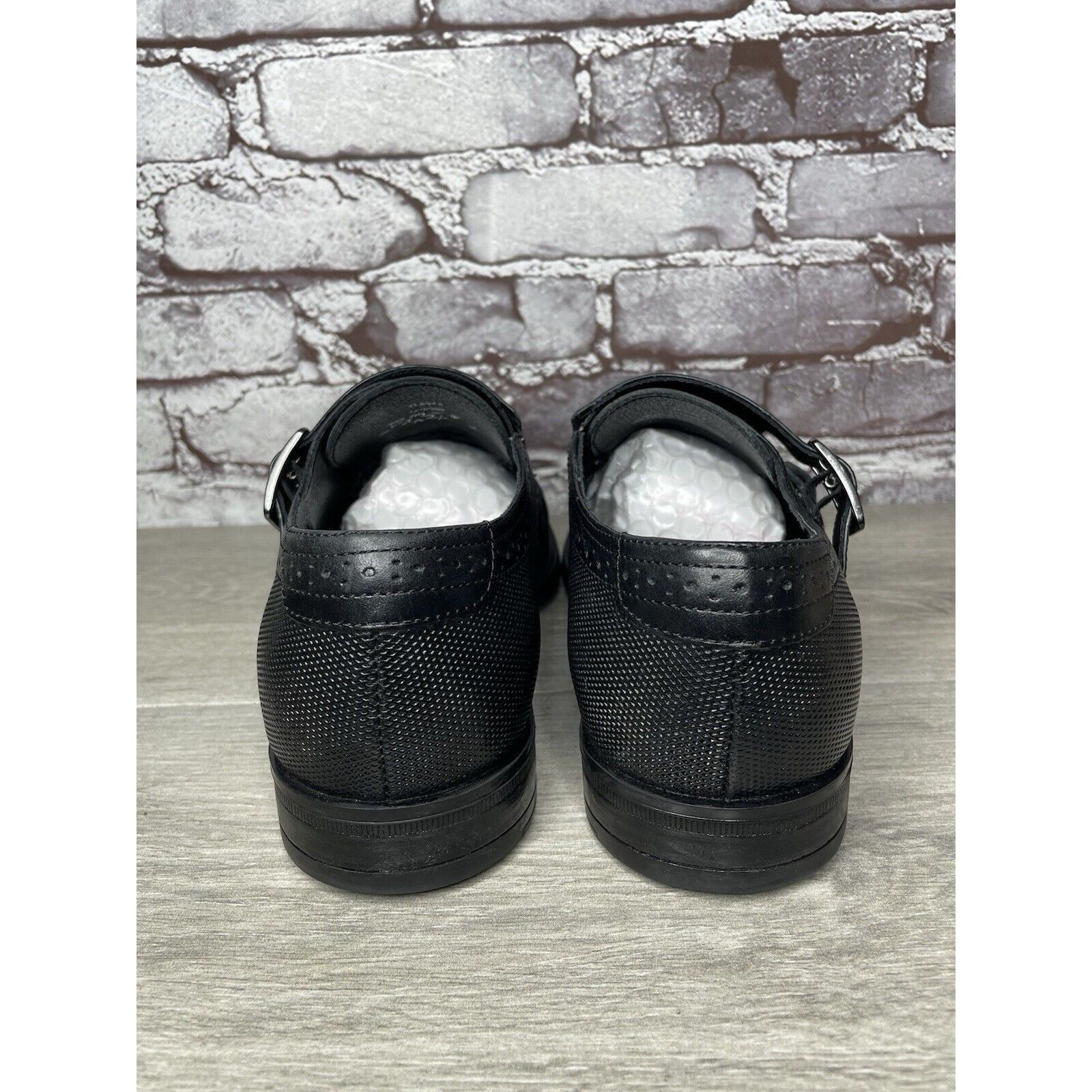 Karl Lagerfeld KARL LAGERFELD Black Leather Double Monk Strap Loafers Shoes Size US 11.5 / EU 44-45 - 6 Thumbnail