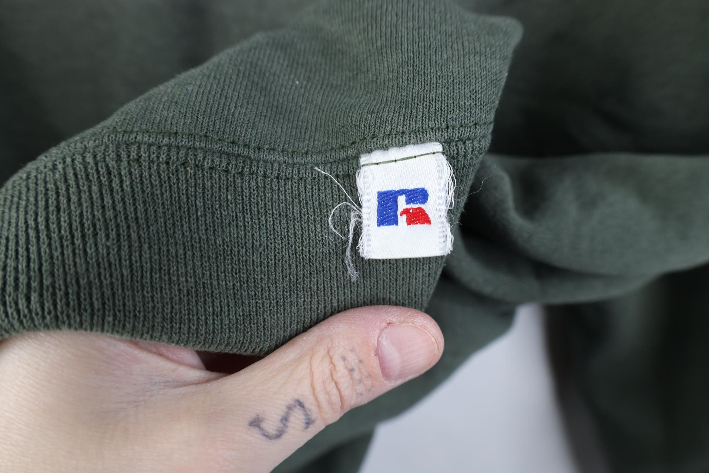 Russell Athletic Vintage 90s Russell Athletic Crewneck Sweatshirt Green USA Size US L / EU 52-54 / 3 - 4 Thumbnail