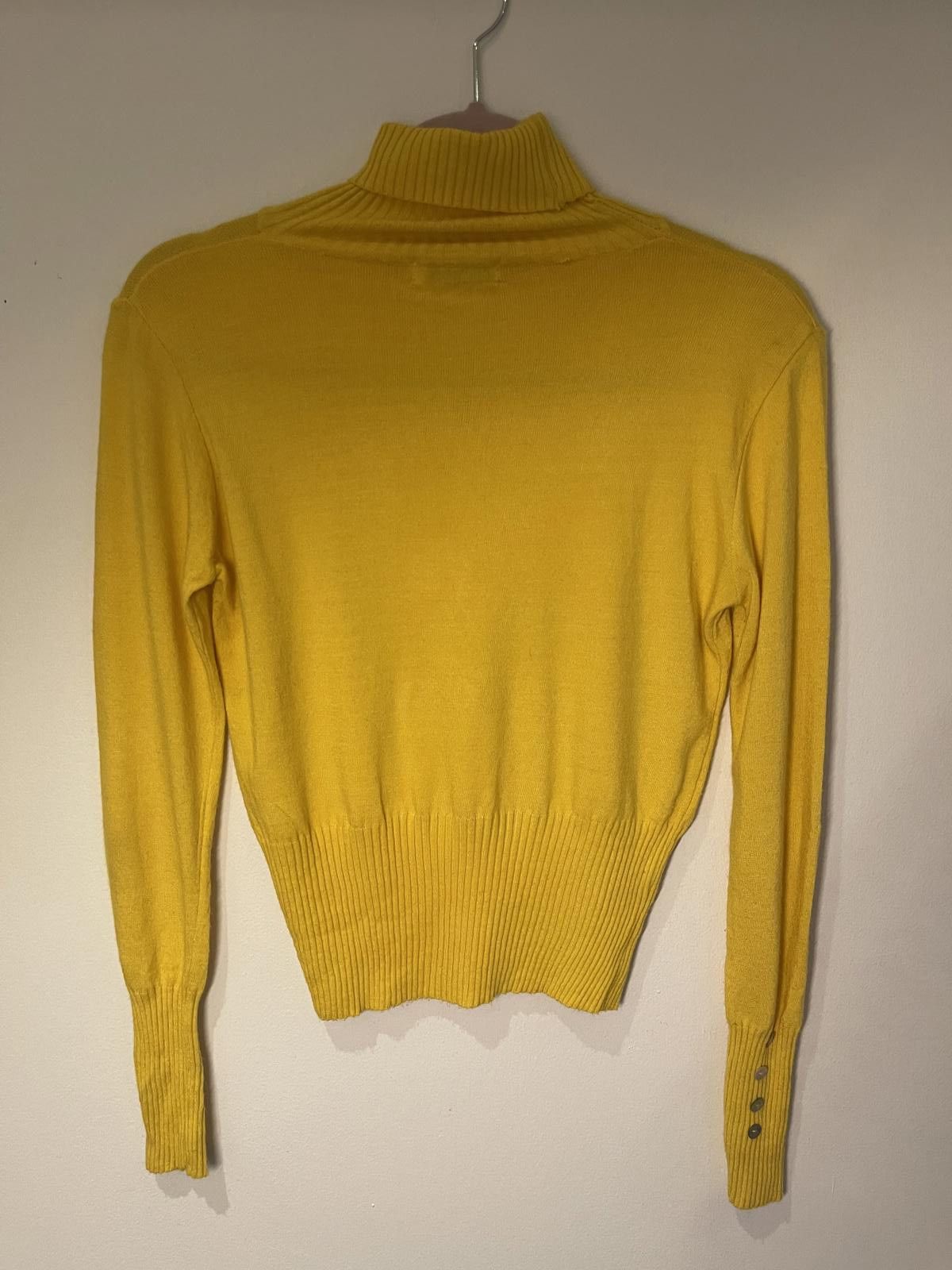 Designer Ananas Cute yellow turtleneck Size L / US 10 / IT 46 - 4 Thumbnail