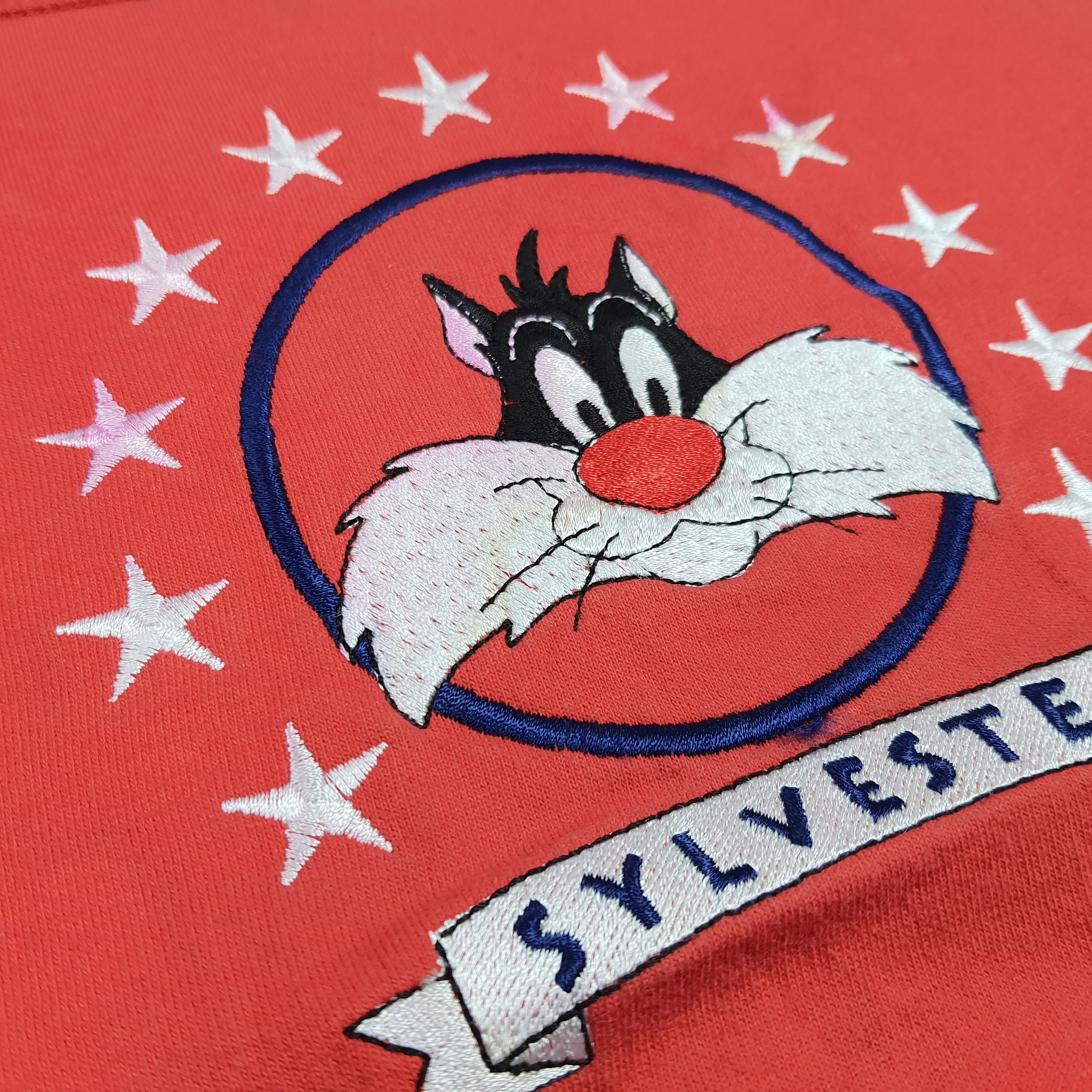 Acme Clothing Vintage Sylvester The Cat Looney Tunes Sweatshirt C286N21 Size US L / EU 52-54 / 3 - 3 Thumbnail