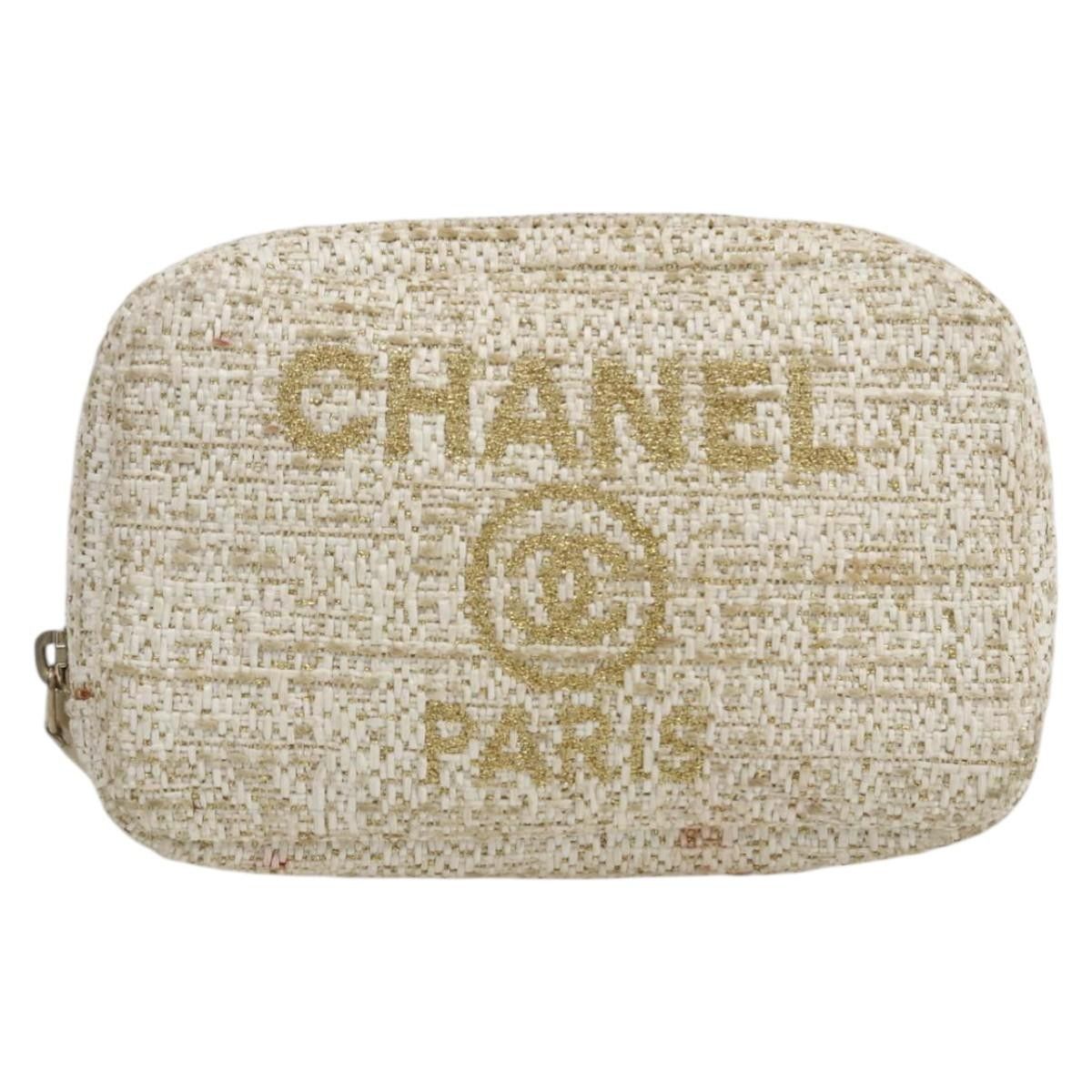 Chanel Chanel Deauville Curvy Cosmetic Tweed Size ONE SIZE - 1 Thumbnail