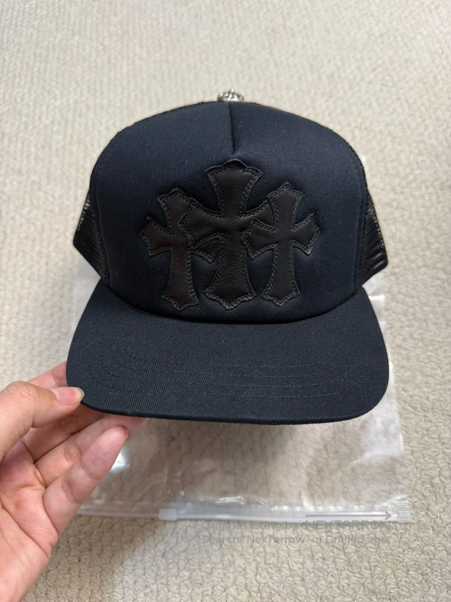 Chrome Hearts Chrome Hearts Thirty Cross Leather Patch Cap. Size ONE SIZE - 1 Thumbnail
