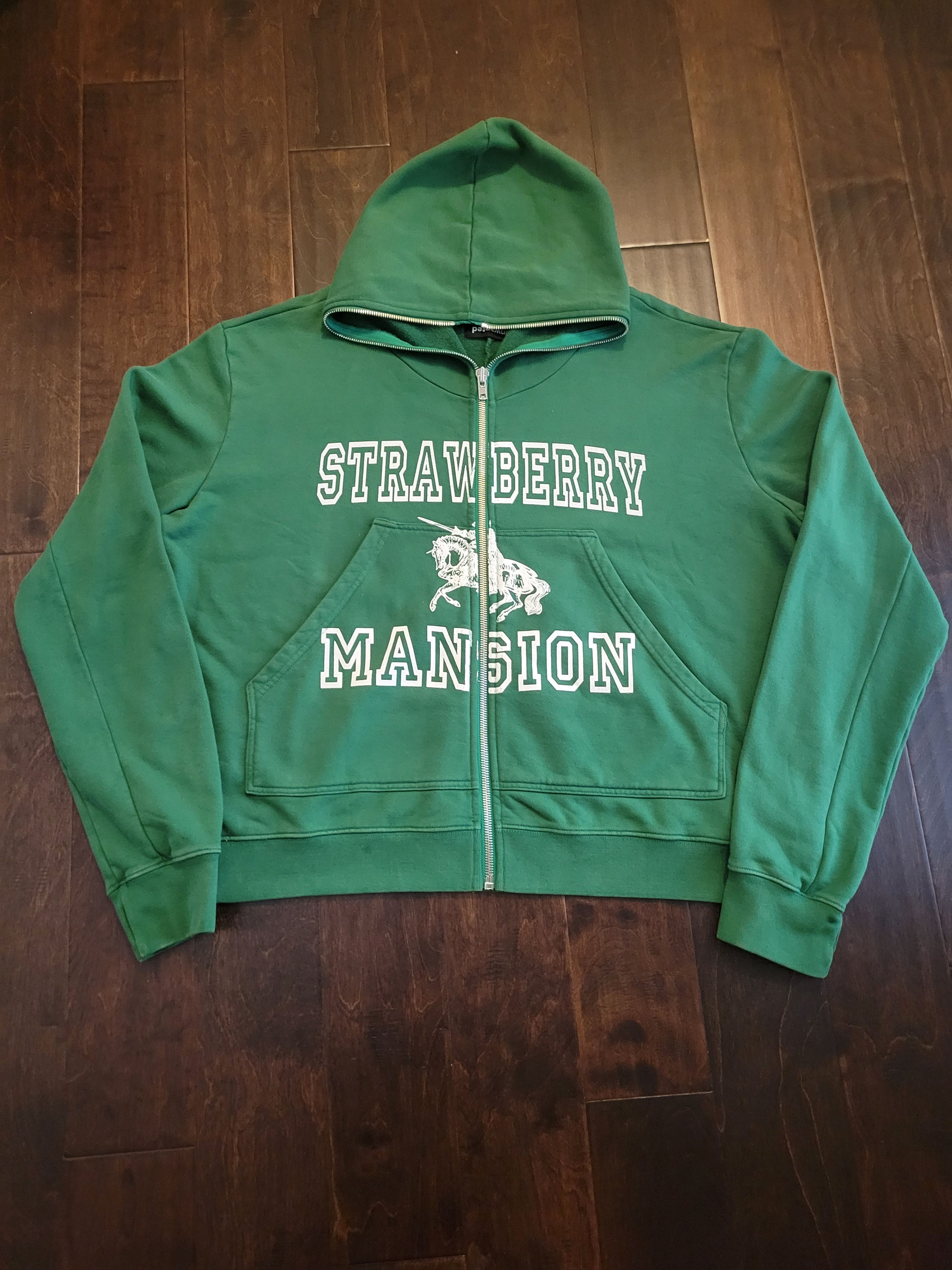 Unwanted Strawberry Mansion Unwanted Friends & Family Green Hoodie