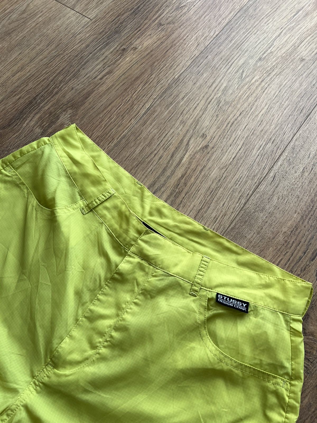 Stussy Stussy nylon neon lsd flare pants Size 26" / US 2 / IT 38 - 2 Thumbnail