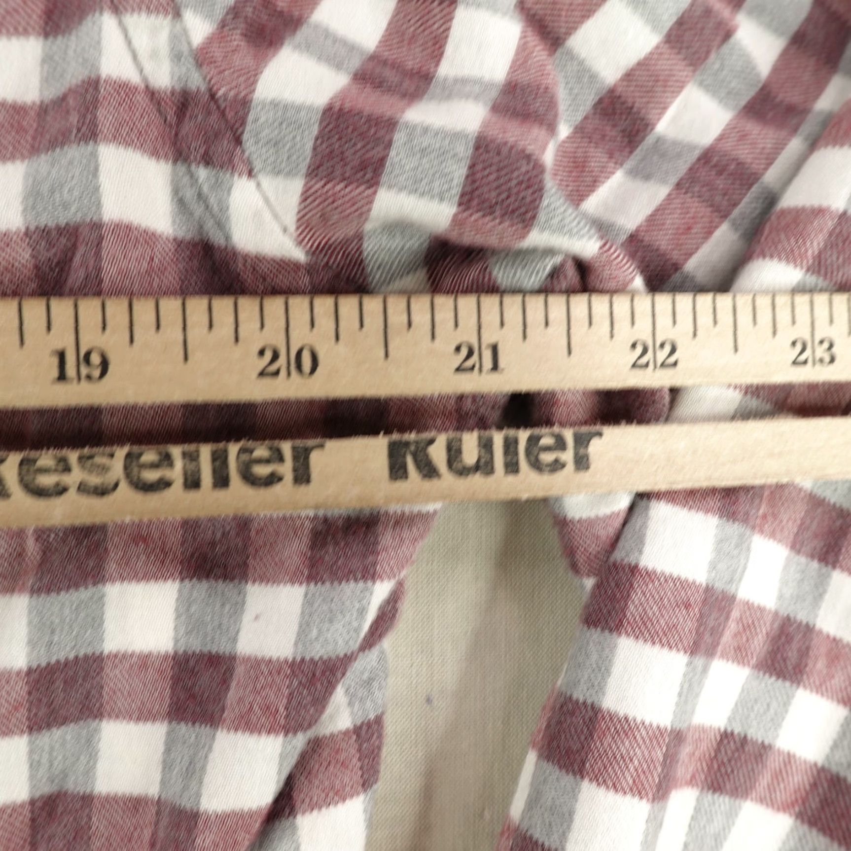 Vintage VINTAGE Agave Plaid Flannel Button-Up Shirt Mens Medium Red Gray Outdoor Prepster Size US M / EU 48-50 / 2 - 7 Thumbnail