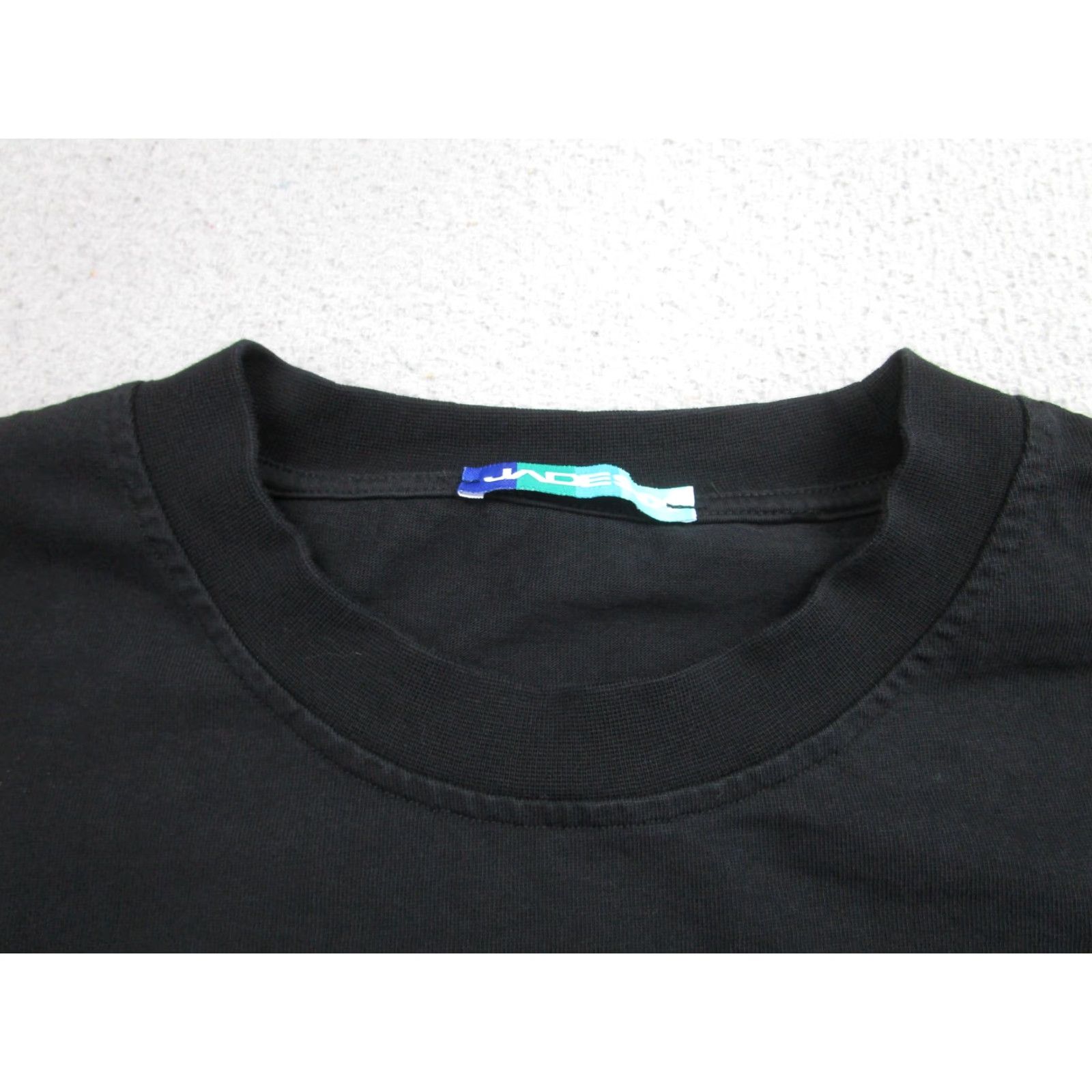 Vintage VINTAGE JADESIX Shirt Mens XL Black Graphic Mount Fuji Coordinates Tee Back Hit Size US XL / EU 56 / 4 - 5 Thumbnail