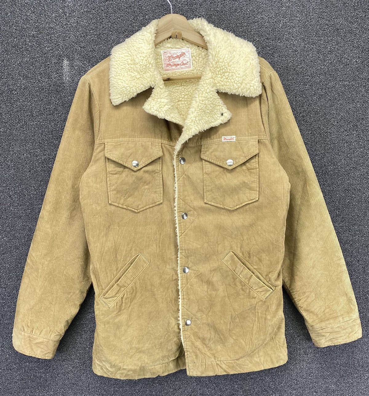 Wrangler Vintage 90s Wrangler Sherpa Lining Long Jacket Size US M / EU 48-50 / 2 - 1 Thumbnail
