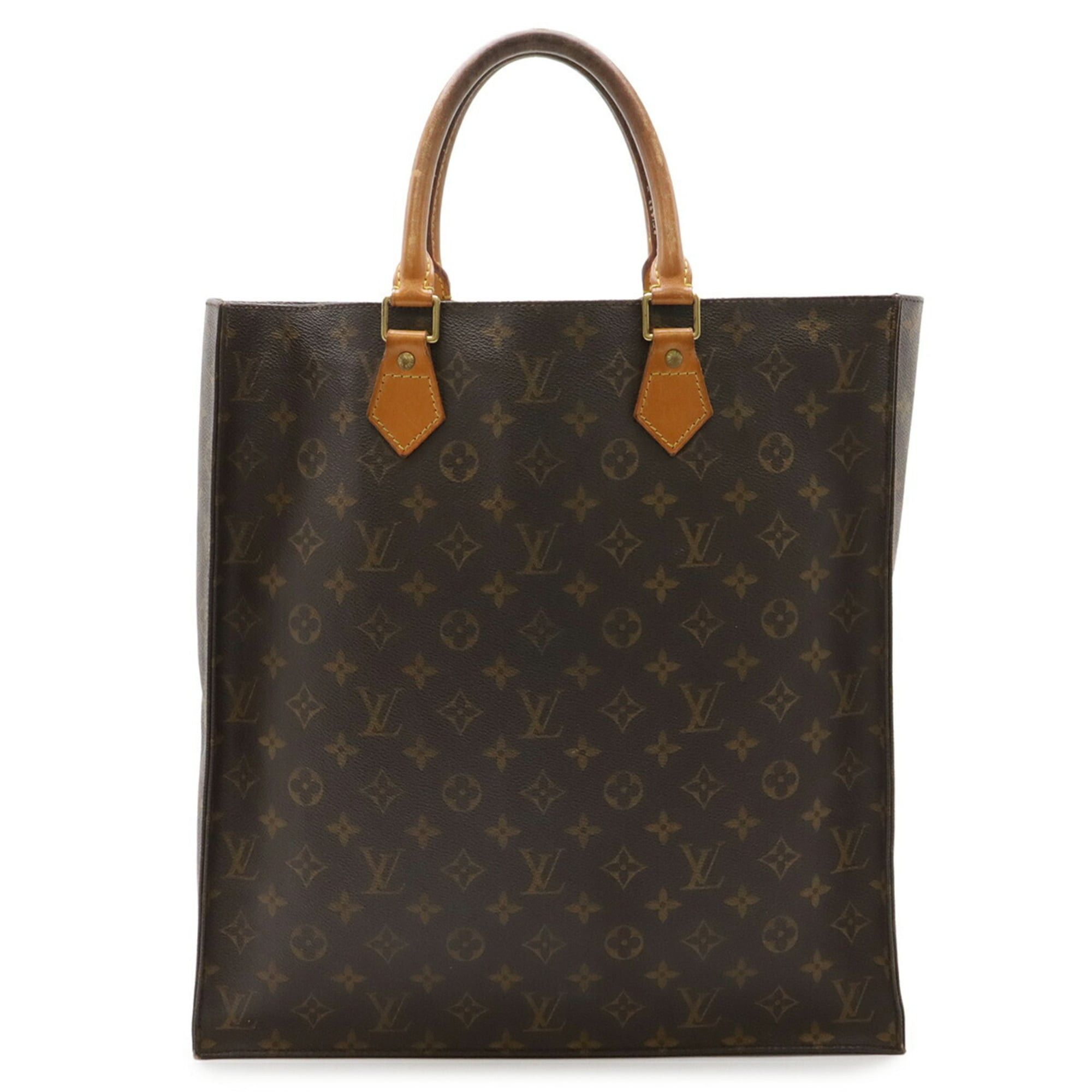 Louis Vuitton Louis Vuitton Monogram Sac Plat Tote Bag Handbag Square Shape M51140 Size ONE SIZE - 1 Thumbnail