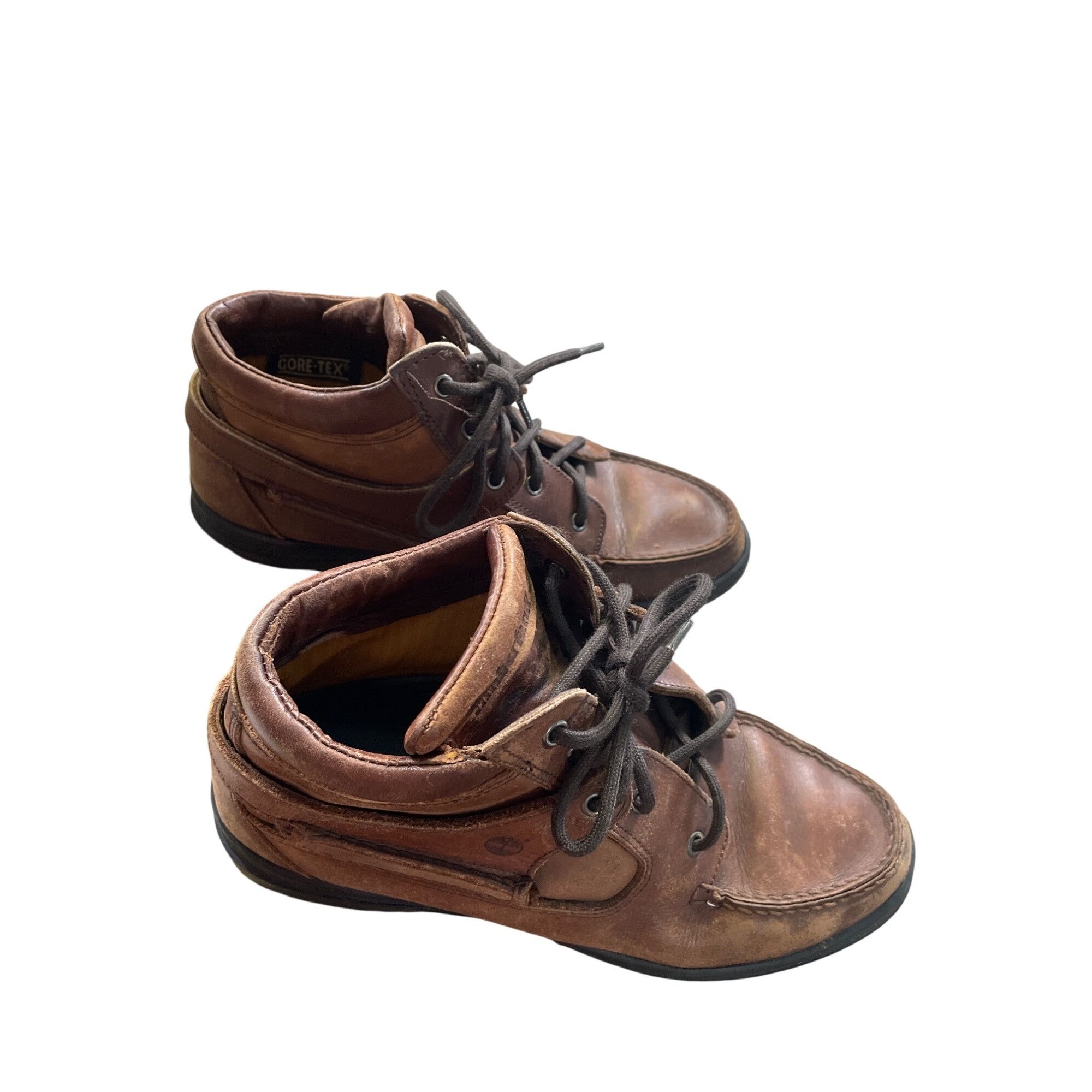 Timberland Timberland Gore-Tex Mens Brown Leather Ankle Boots Size 9.5M Size US 9.5 / EU 42-43 - 4 Thumbnail