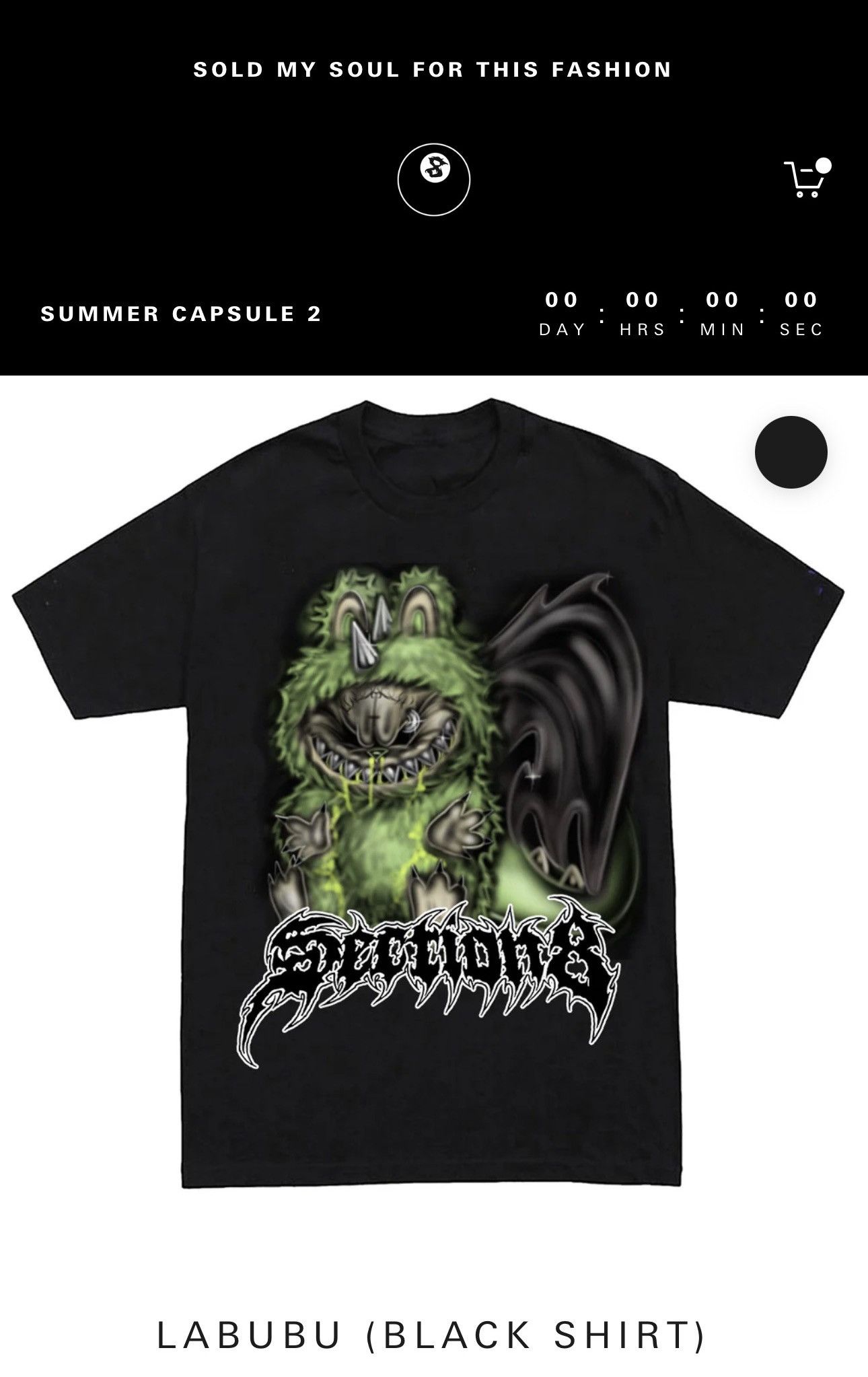 Section 8 T-shirt labubu section 8 Size US M / EU 48-50 / 2 - 3 Thumbnail