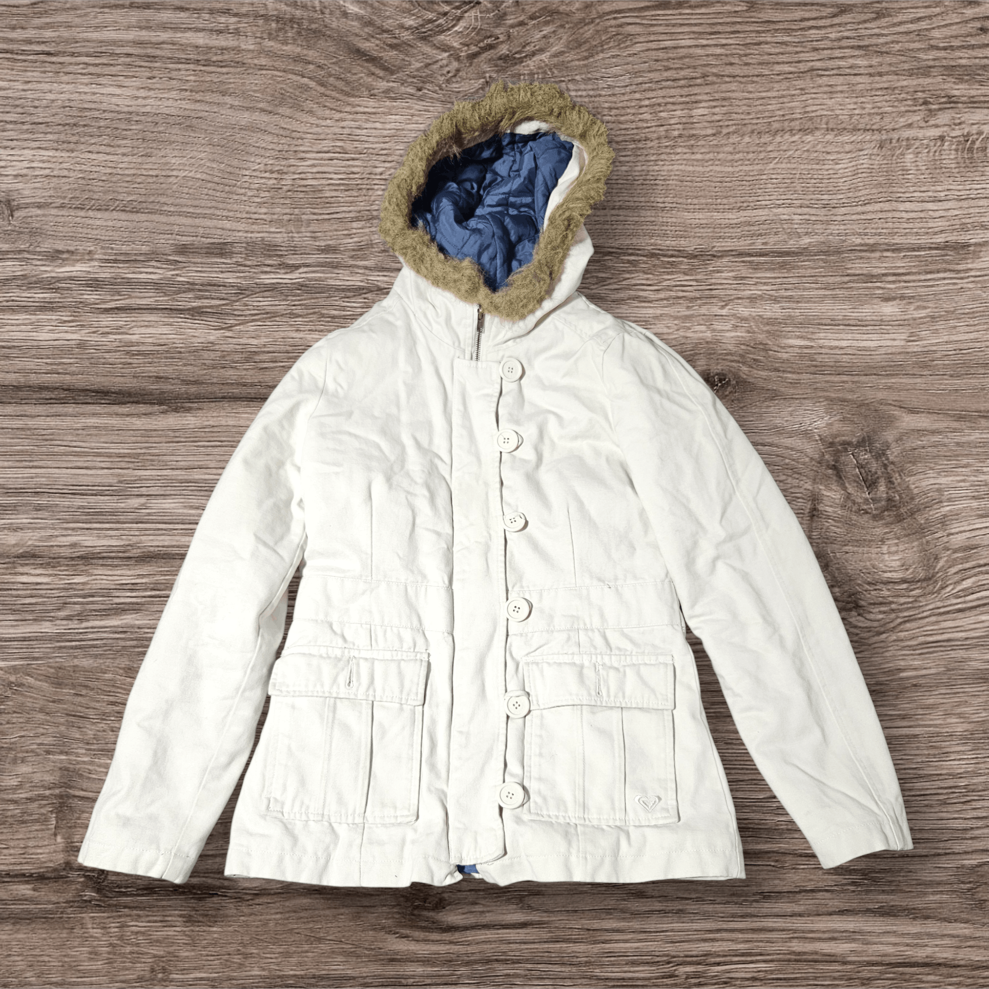Other Roxy Women’s Ski Snow Jacket Coat Medium Faux Fur Trim Hoody Size M / US 6-8 / IT 42-44 - 1 Thumbnail