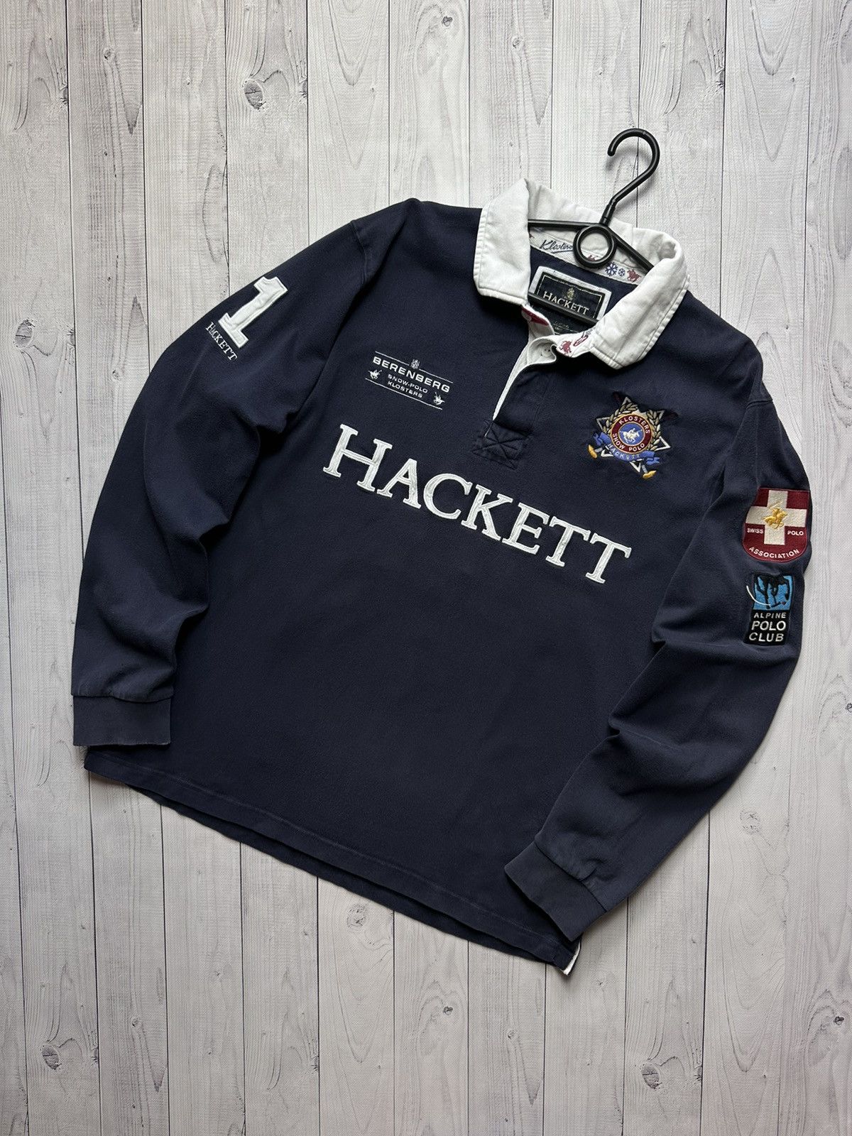 Hackett × Vintage Vintage Hackett rugby jersey size XL logo Size US XL / EU 56 / 4 - 1 Thumbnail
