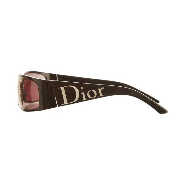 Pre-owned Christian Dior Monsieur Your Dior 1 Sunglasses Brown/beige With Big Logo Y2k