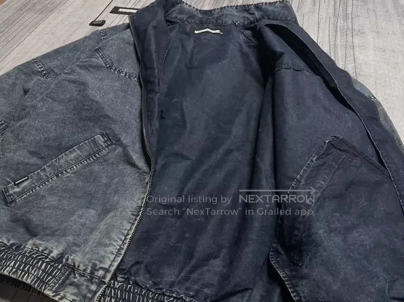 Neighborhood Neighborhood Faux Denim Heavily Washed and Bleached Jacket Size US L / EU 52-54 / 3 - 6 Thumbnail