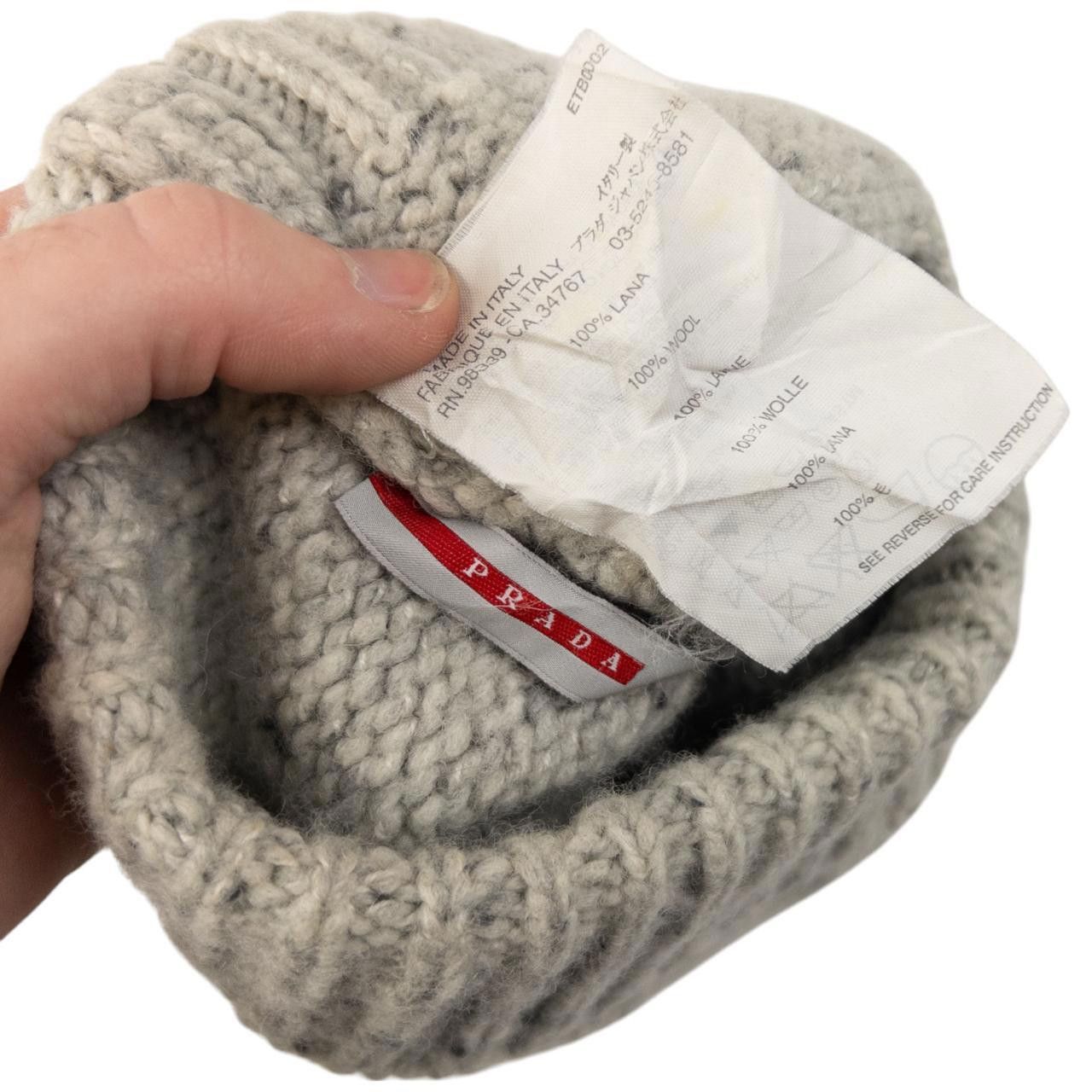 Prada Vintage Prada Sport Knitted Beanie Size ONE SIZE - 4 Thumbnail