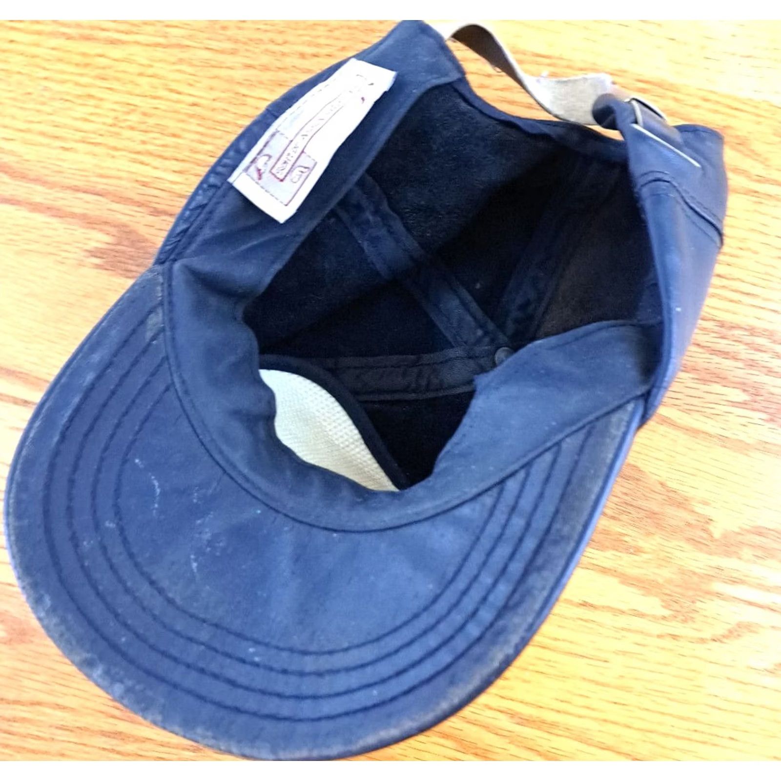 Vintage Pre-Owned Leather Baseball Hat Adjustable Strap Seifter $ Size ONE SIZE - 4 Thumbnail
