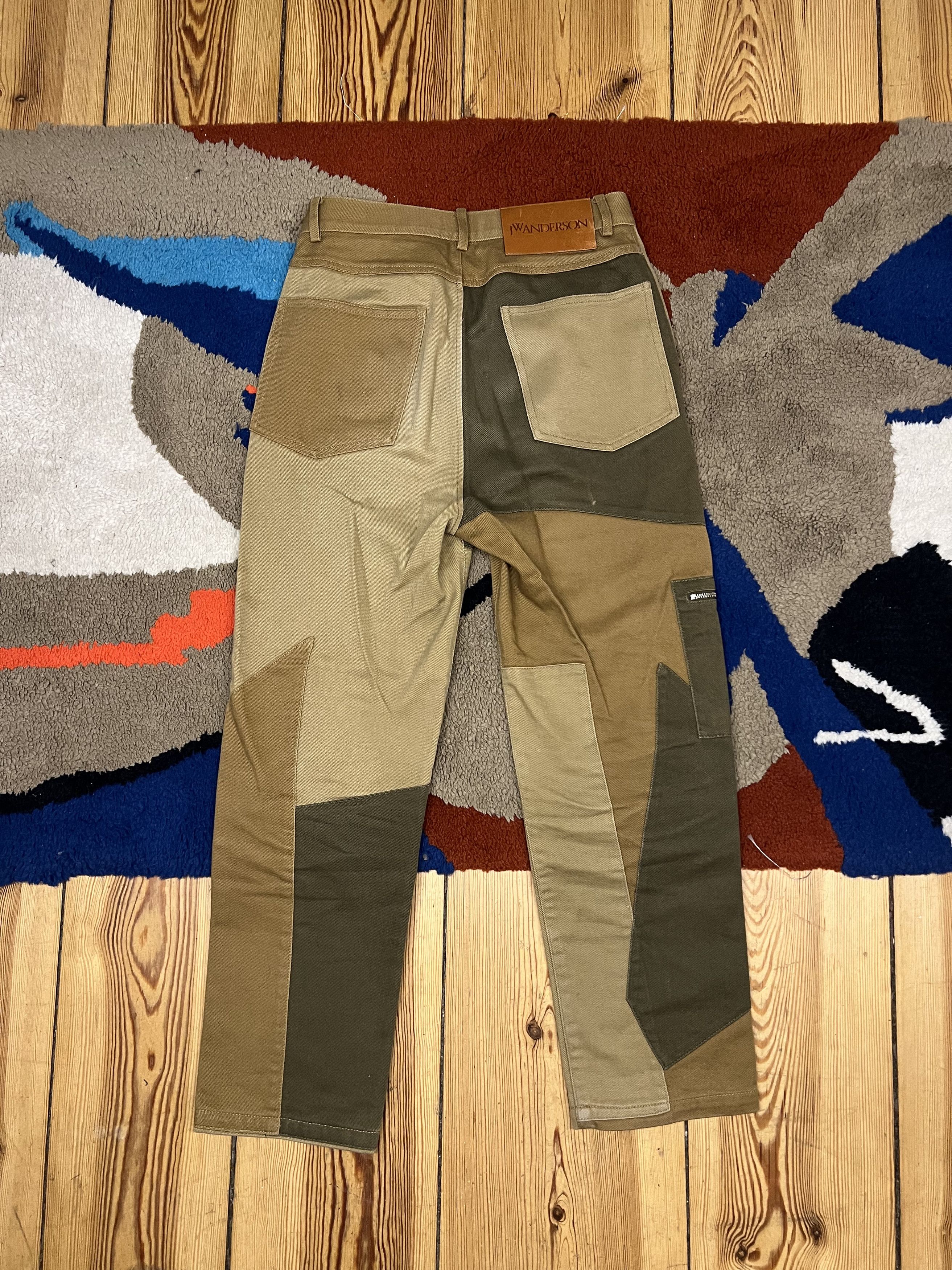 JW Anderson JW Anderson Patchwork Fatigue Trousers Size US 28 / EU 44 - 2 Thumbnail