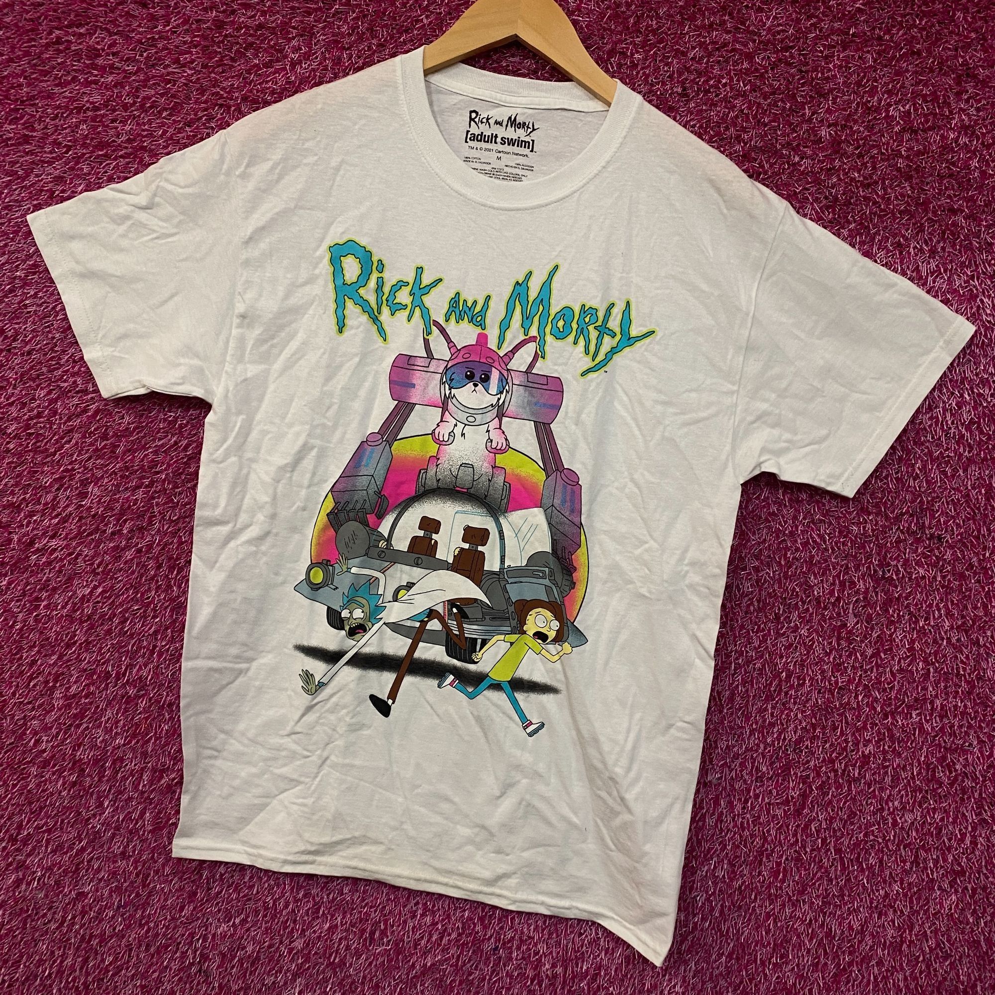 Other Adult Swim Rick and Morty Lawnmower Dog Snuffles T-Shirt Med Size US M / EU 48-50 / 2 - 3 Thumbnail