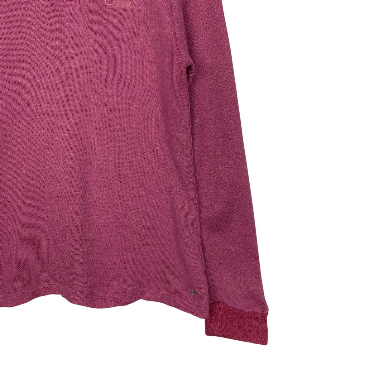 Ellesse ELLESSE Half Zip Turtleneck Pink Sweater #1904-C83 Size L / US 10 / IT 46 - 4 Thumbnail