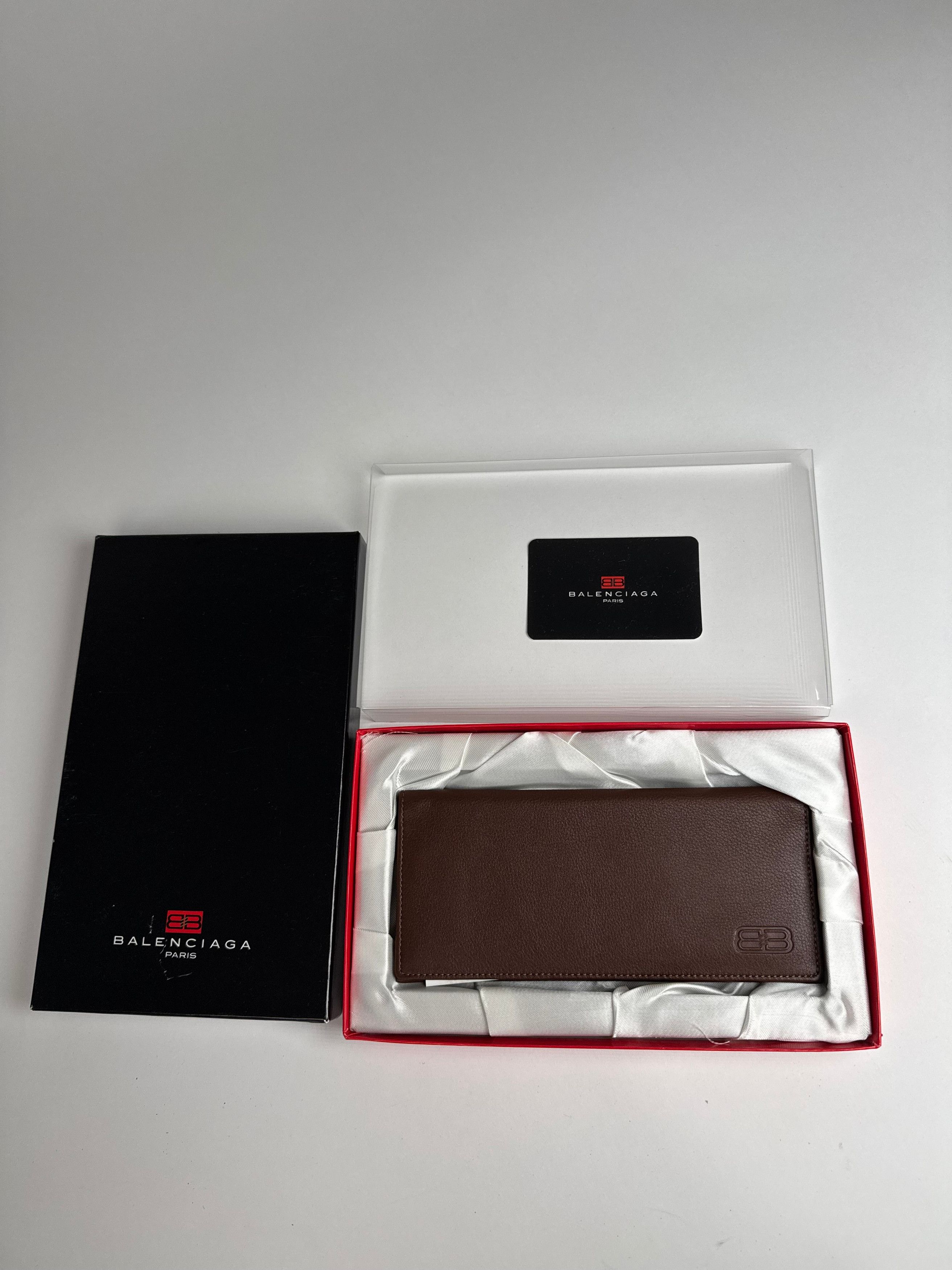 Balenciaga Vintage Leather Card Holder / ID Holder Brown New Size ONE SIZE - 1 Thumbnail