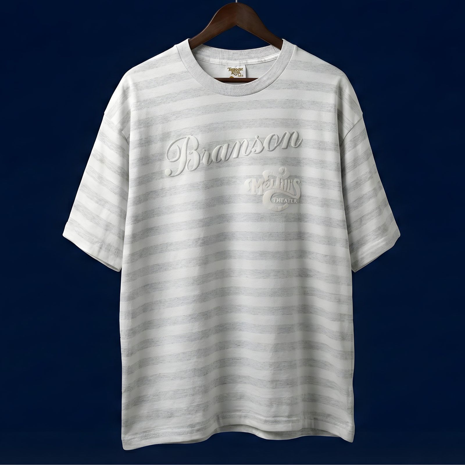 Vintage Vintage Tennessee River Gold Striped Puff Print Tee XXL Size US XXL / EU 58 / 5 - 1 Thumbnail