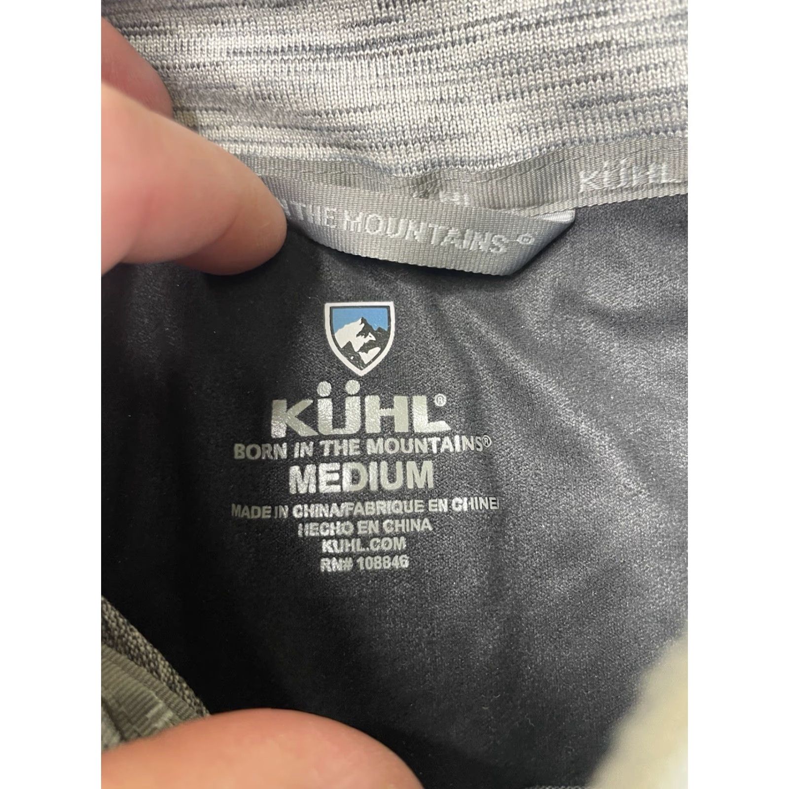 Vintage Kuhl Alloy Men's 1/4 Zip Pullover Gray Lightweight Medium STOWE Vermont Size US M / EU 48-50 / 2 - 4 Thumbnail