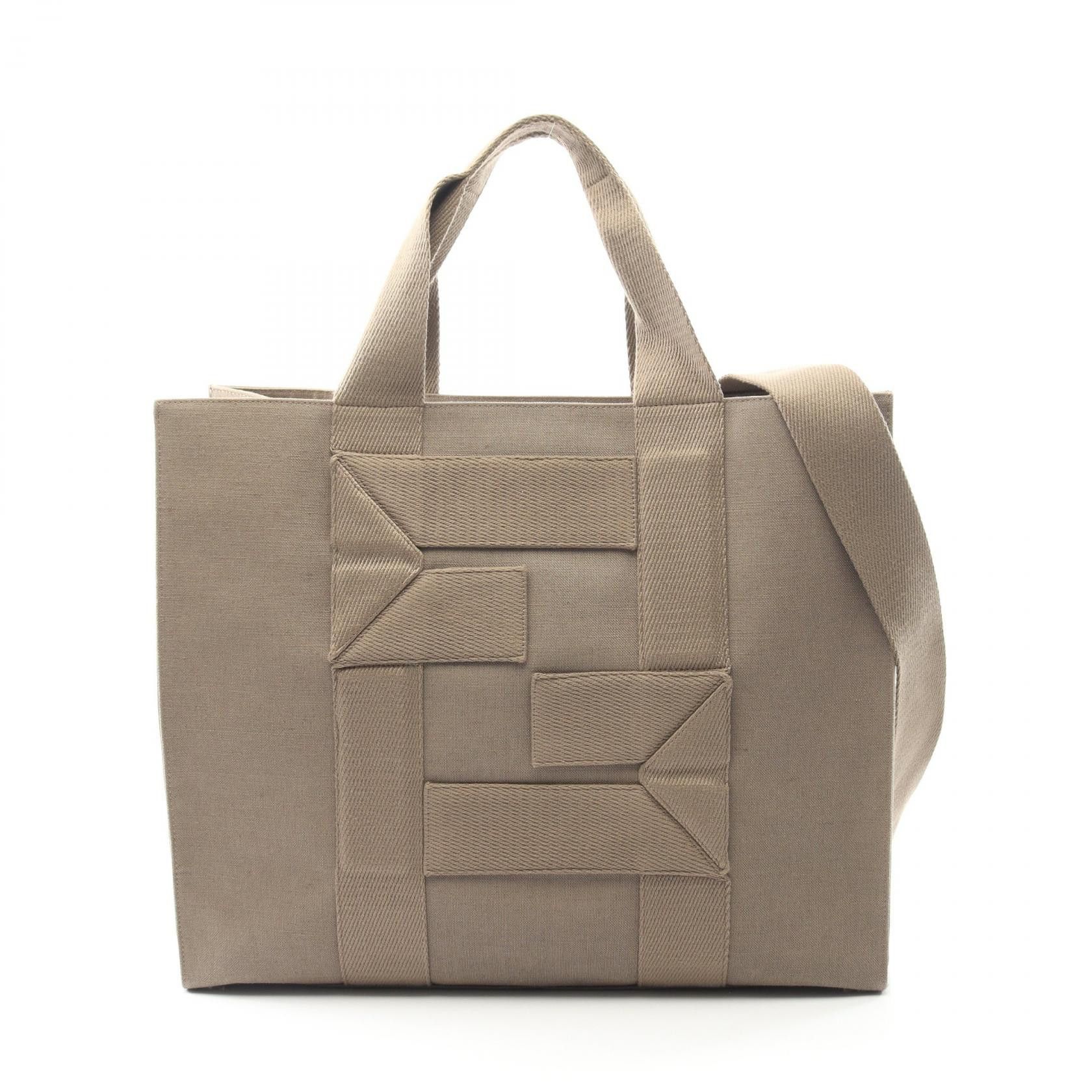 Fendi Fendi Fendi FF Logo 2way Tote Bag Textile Tote Bag 7VA558 DUTY FREE for USA Size ONE SIZE - 1 Thumbnail