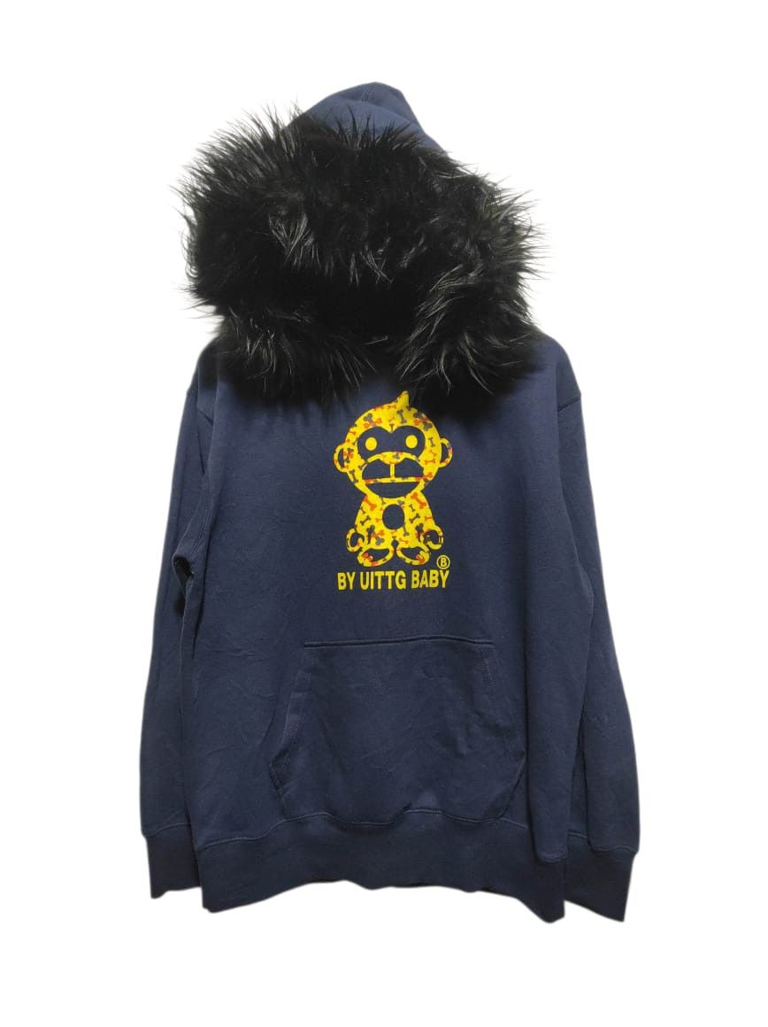 Japanese Brand Uittg Baby fur hoodie ifsix LGB style Size US L / EU 52-54 / 3 - 1 Thumbnail