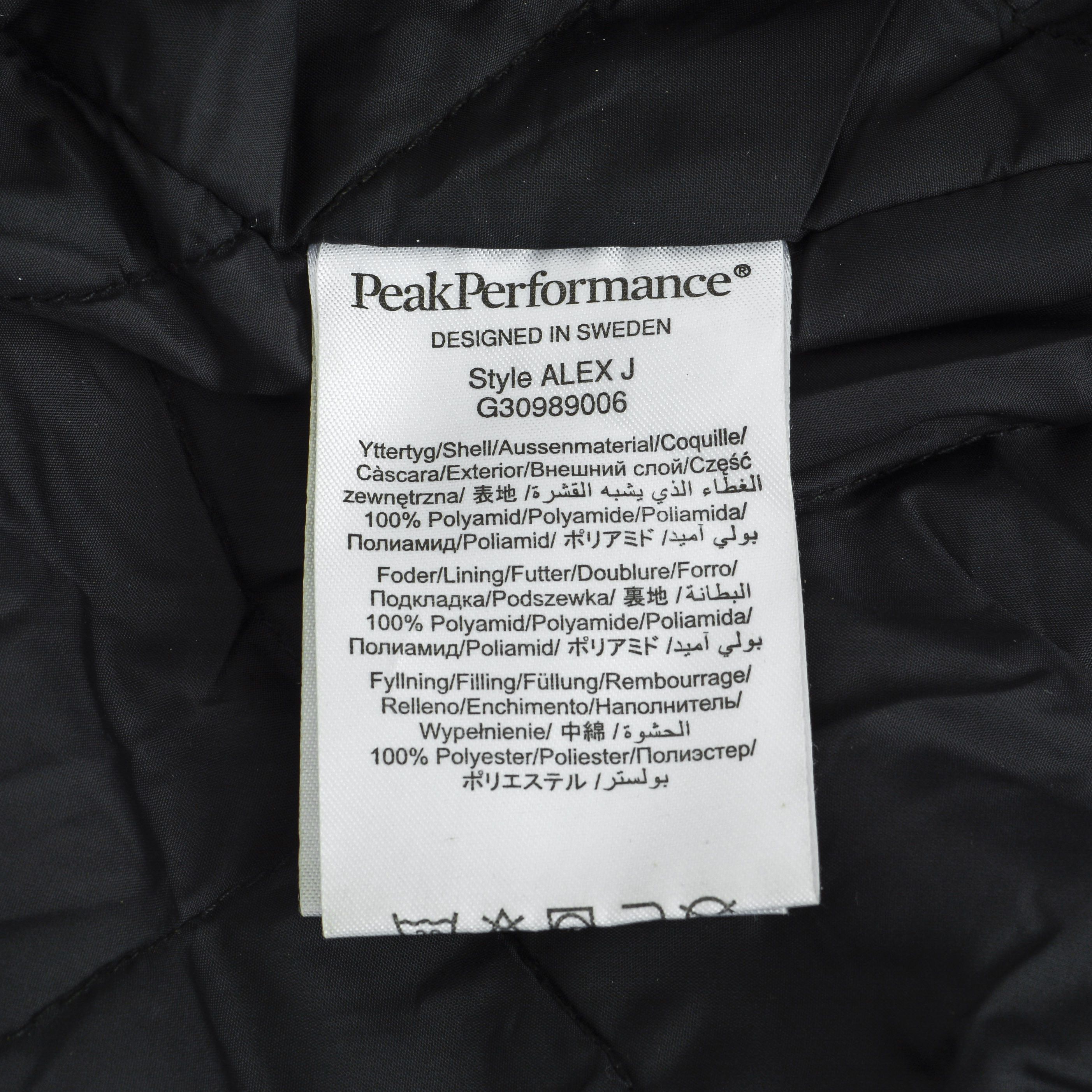 Peak Performance Alex Men's M Jacket Coat Windbreaker Bomber Insulated Top Size US M / EU 48-50 / 2 - 2 Thumbnail