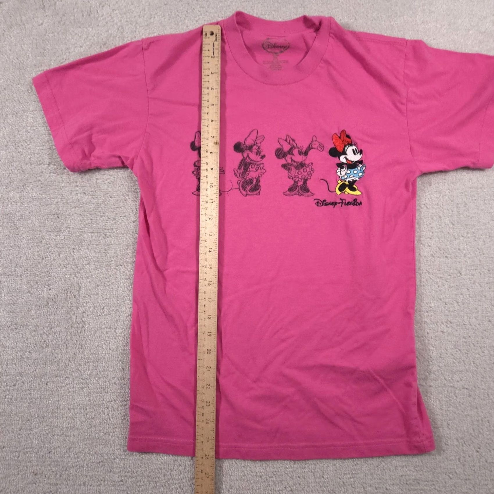 Disney VINTAGE Disney Minnie Mouse Shirt Womens Medium Florida Cartoon Tee Embroidered Graphic Size M / US 6-8 / IT 42-44 - 6 Thumbnail
