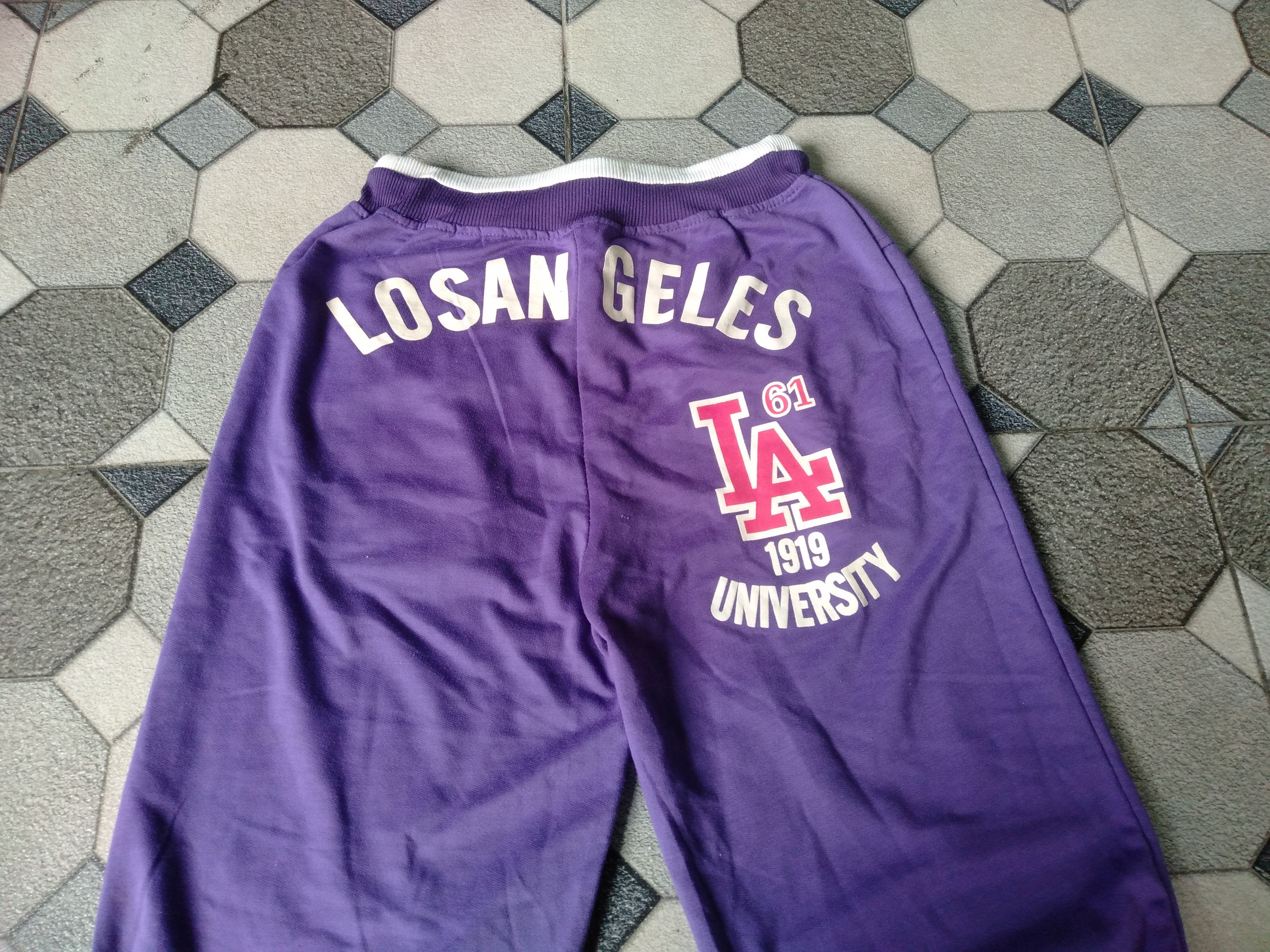 Japanese Brand × MLB × Vintage Vintage 90s los angeles Shorts pants Joggers Size US 33 - 5 Thumbnail