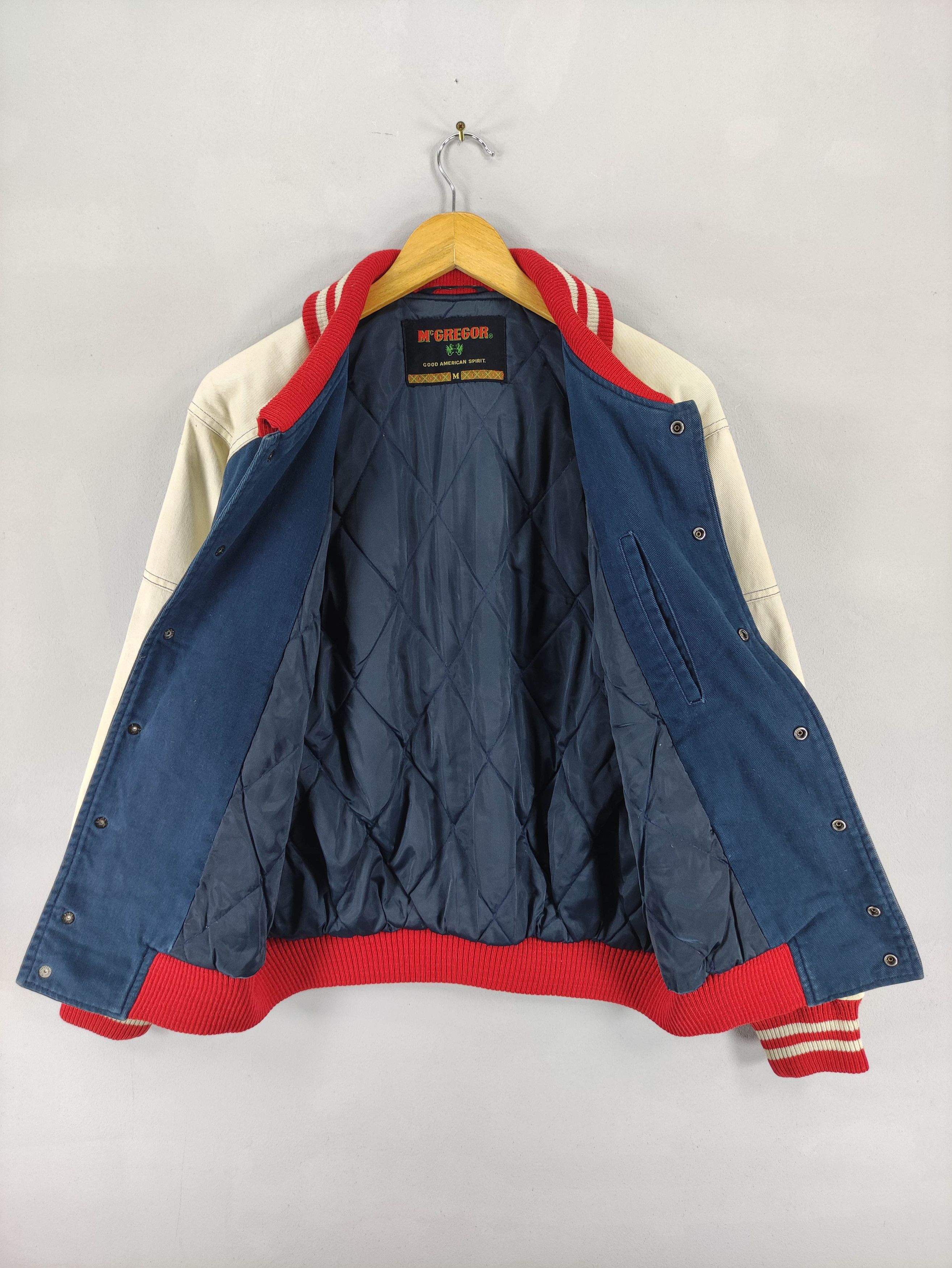 McGregor Vintage Mcgregor Varsity Jacket Snap Button Pacth Size US M / EU 48-50 / 2 - 10 Thumbnail