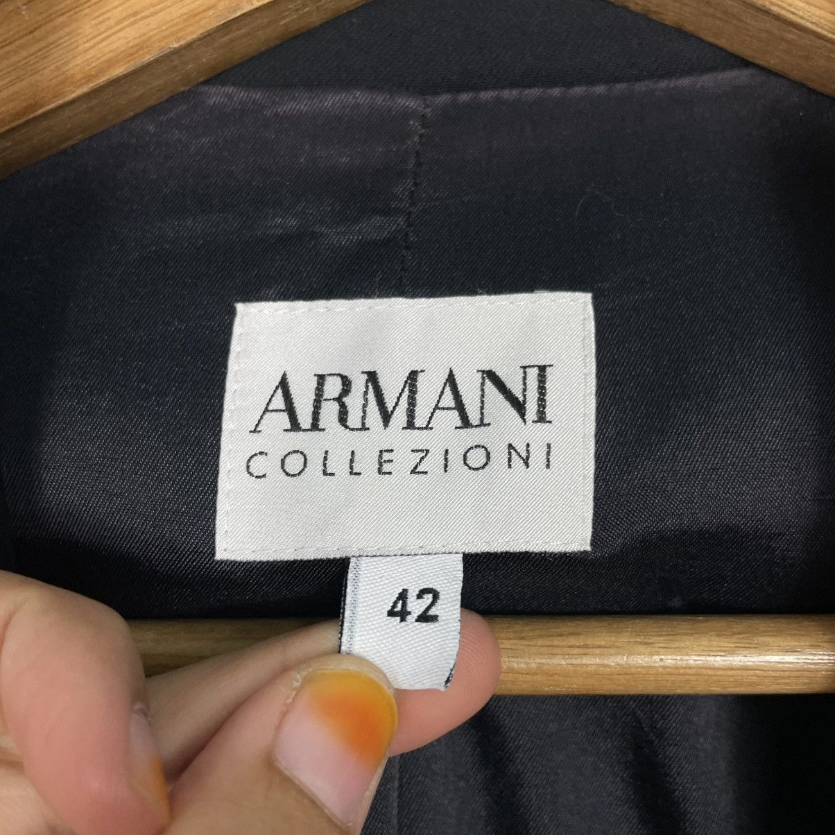 Armani Collezioni Armani Collezioni Women Wool Jacket Size XS / US 0-2 / IT 36-38 - 15 Thumbnail
