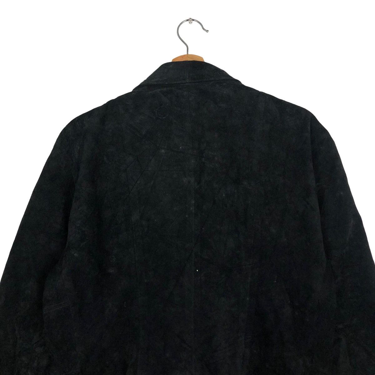 Yohji Yamamoto 🔥ARCHIEVE PIG SKINS GENUINE LEATHER JACKET WORK SHOP JAPAN Size US S / EU 44-46 / 1 - 9 Thumbnail