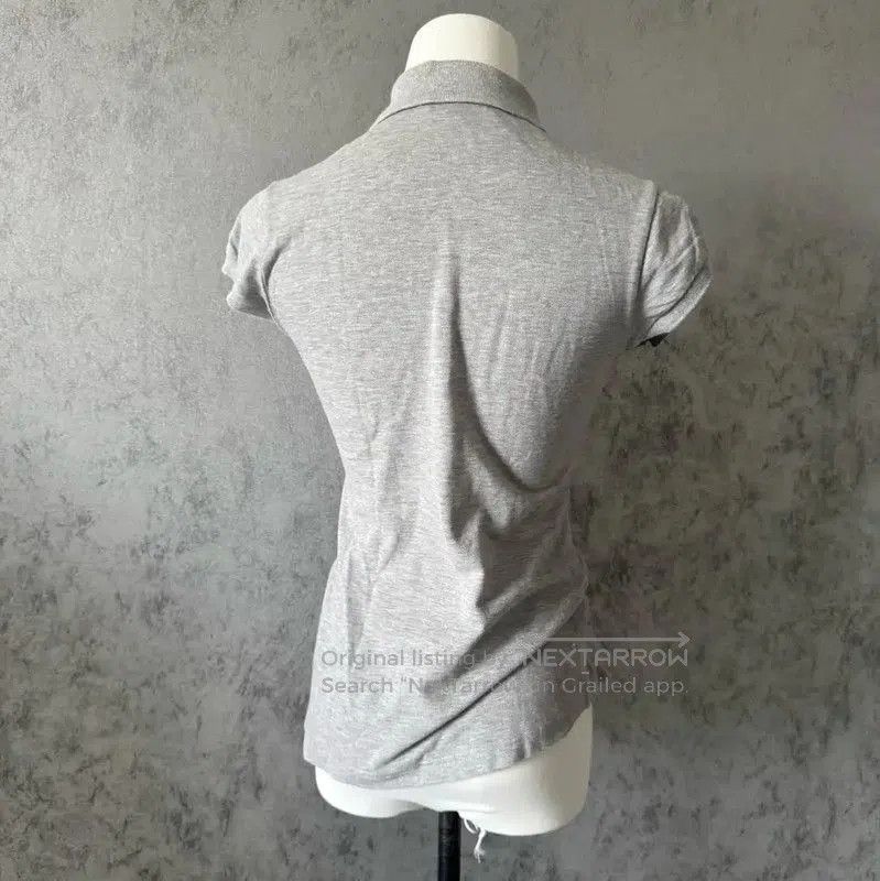 Burberry Burberry Gray Cotton Blend Polo Shirt. Size S / US 4 / IT 40 - 6 Thumbnail