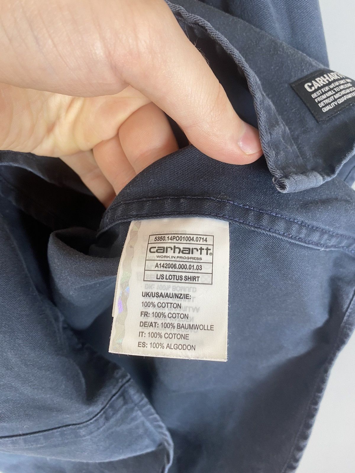 Carhartt Vintage Carhartt Michigan shirt Size US M / EU 48-50 / 2 - 7 Thumbnail
