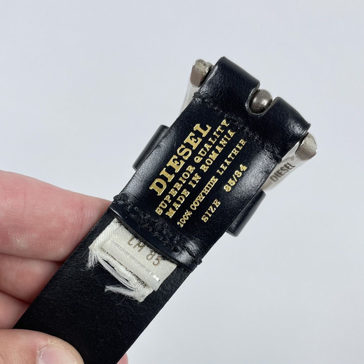 Diesel Diesel Vintage Leather Belt Size ONE SIZE - 9 Thumbnail
