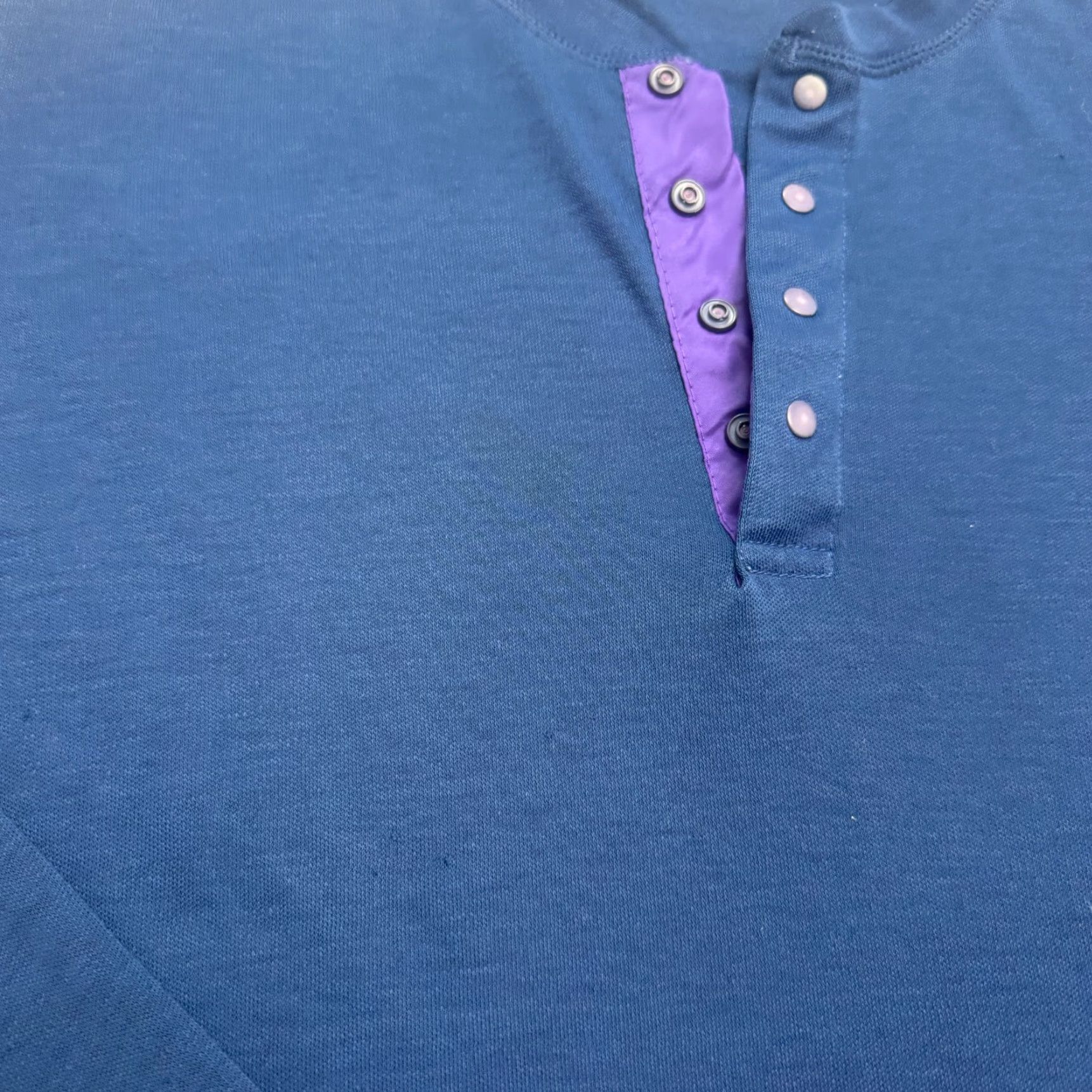 Patagonia VINTAGE Patagonia Capilene 1/4 Snap Henley Shirt Mens S Blue Size US S / EU 44-46 / 1 - 3 Thumbnail