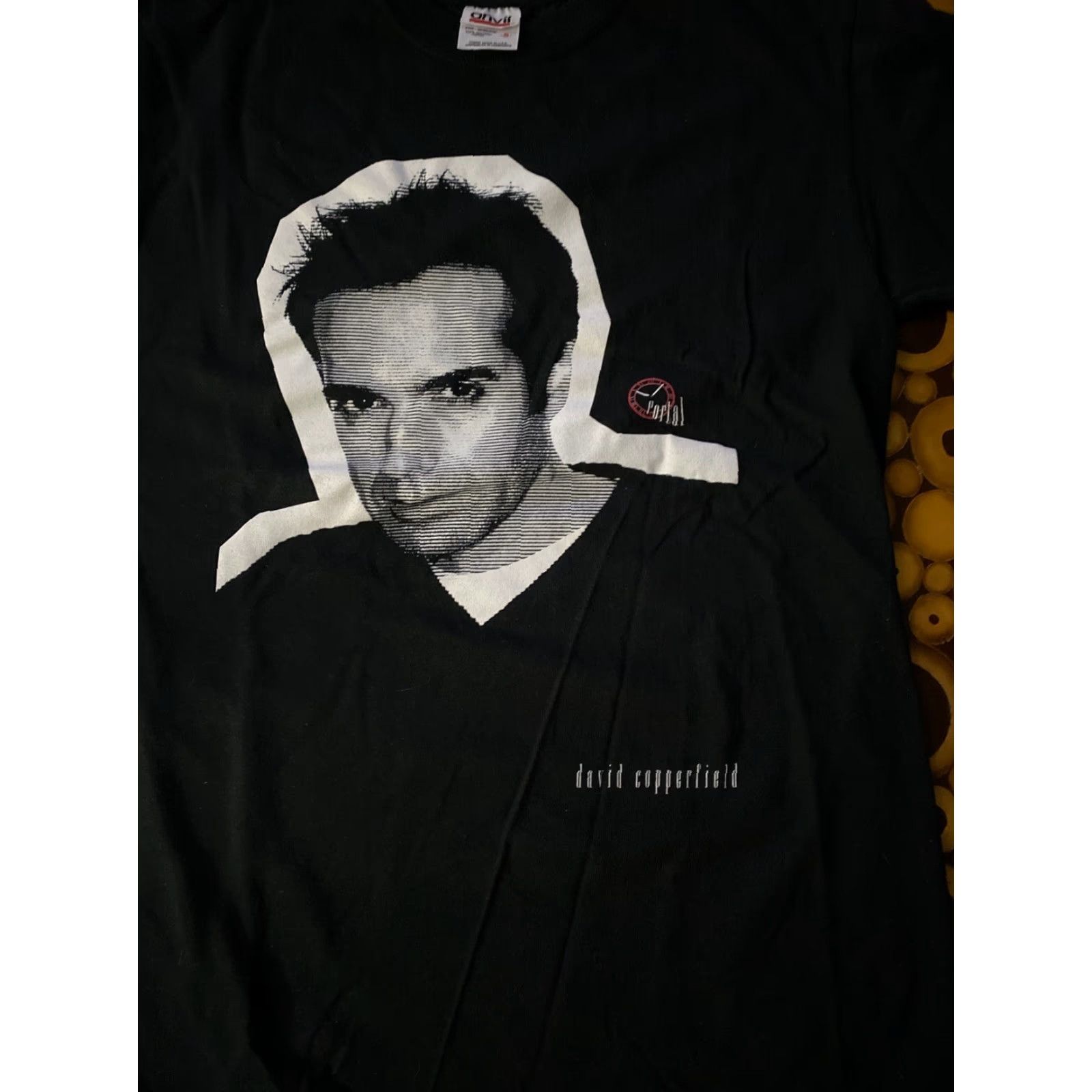 Anvil VINTAGE David Copperfield Portal Tour Rare Print Crewneck T-Shirt S Black 90s Graphic Tee Mens Graphic 90s David Copperfield Portal Tour VINTAGE Size US S / EU 44-46 / 1 - 2 Thumbnail