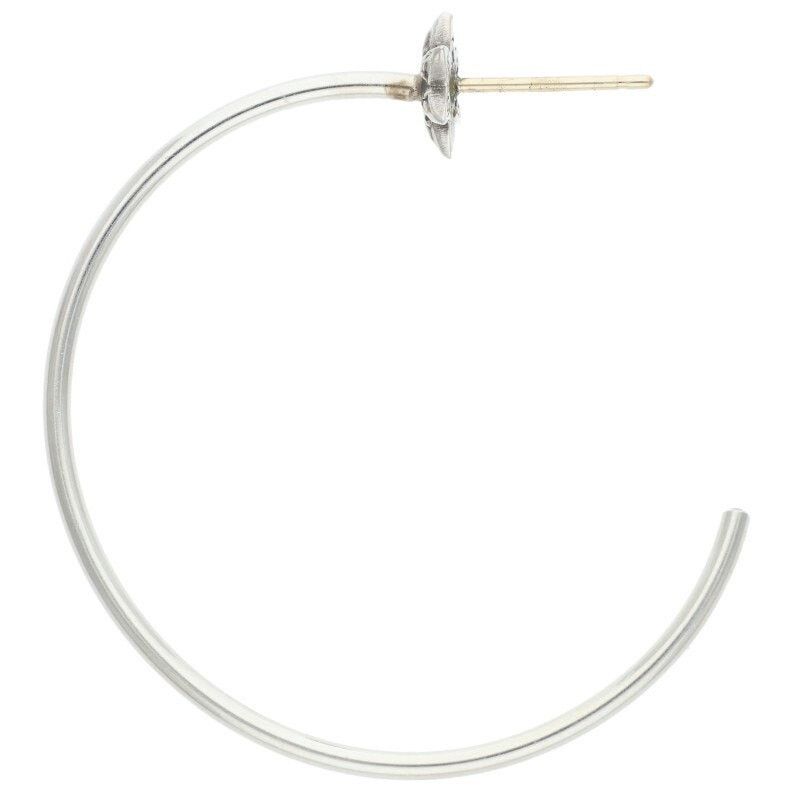 Chrome Hearts Chrome Hearts Silver Star Hoop Earring Size ONE SIZE - 5 Thumbnail