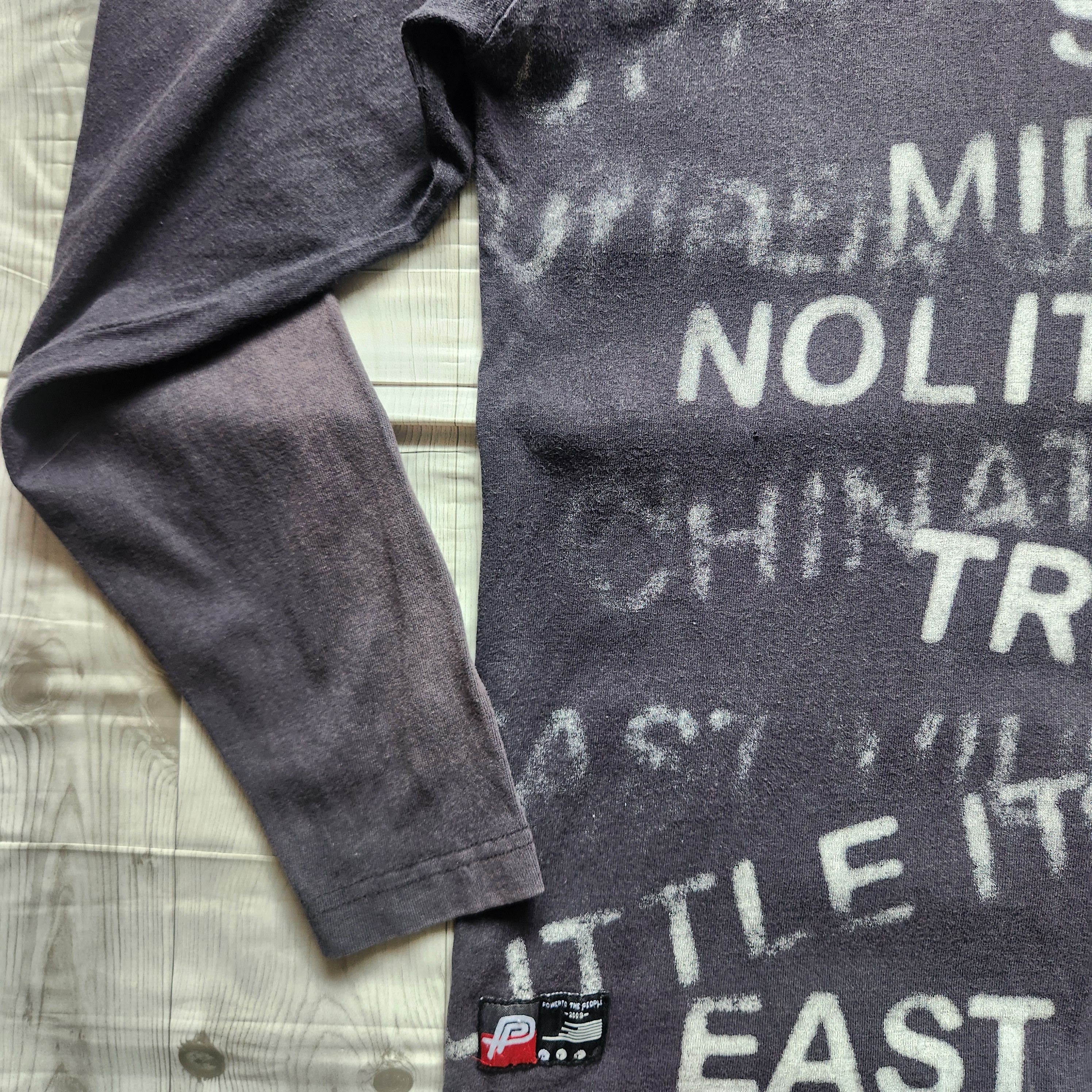 Other Power To The People Streetwear Long Sleeves Overprint TShirt Size US M / EU 48-50 / 2 - 6 Thumbnail