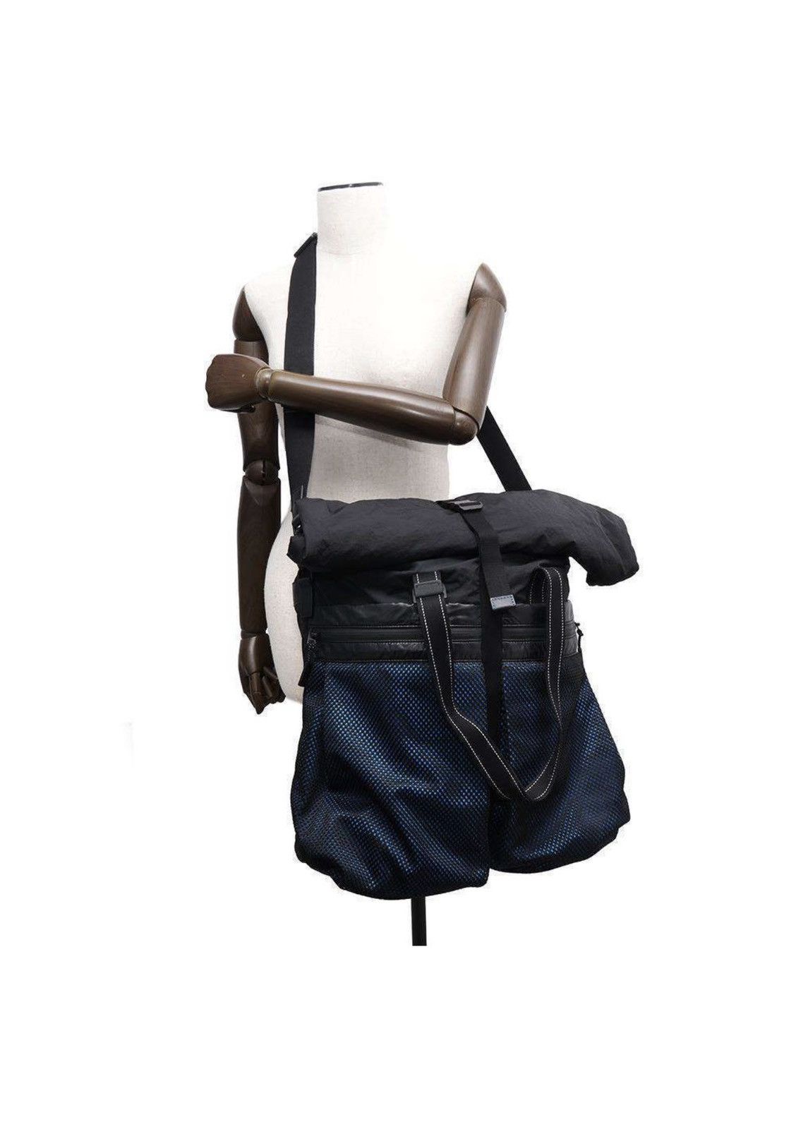 Bottega Veneta Bottega Veneta Rare Utility Tech Tote Bag Black Nylon Italy Size ONE SIZE - 1 Thumbnail