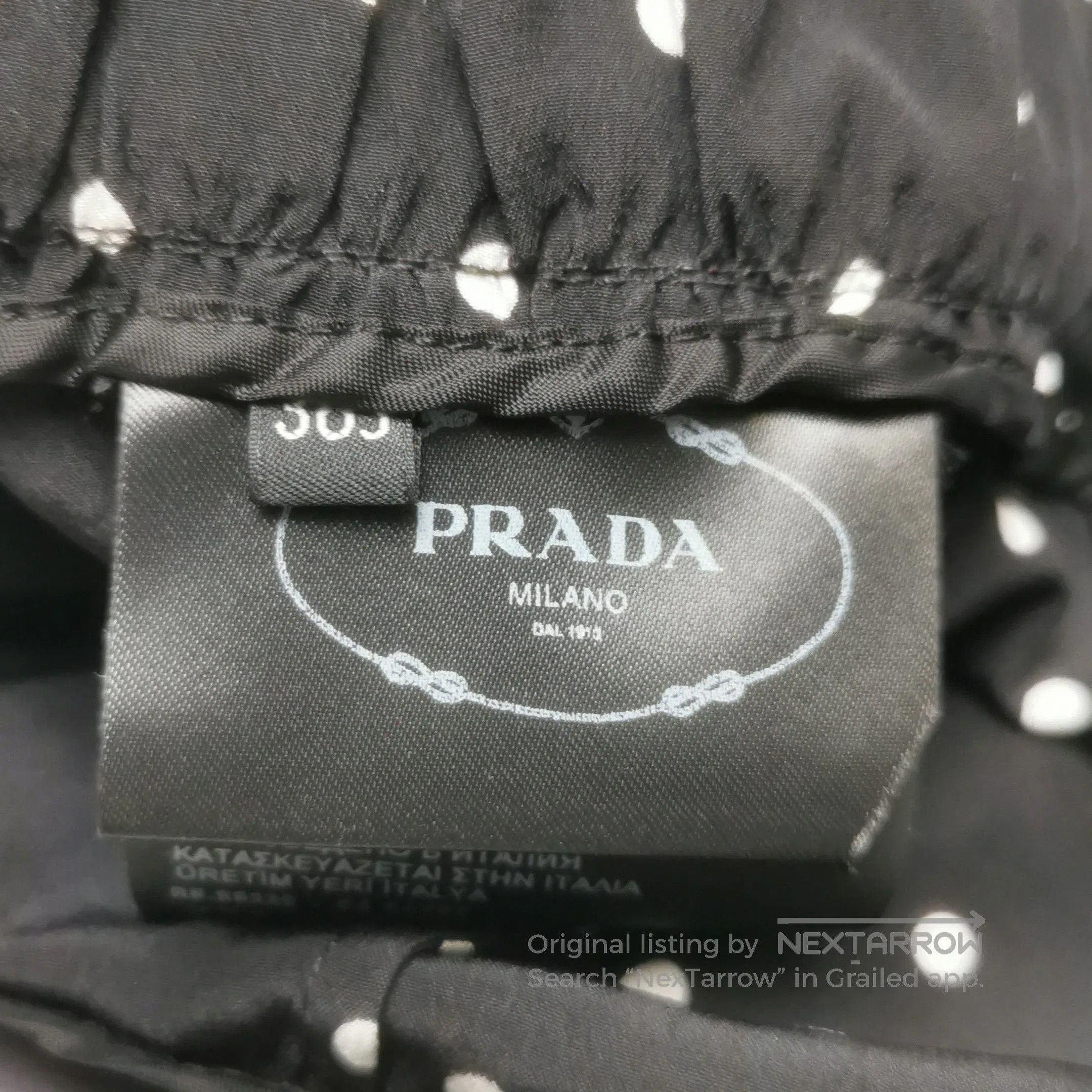 Prada Prada Polka Dot Silk Trousers in Size 38 . Size 37" - 9 Thumbnail