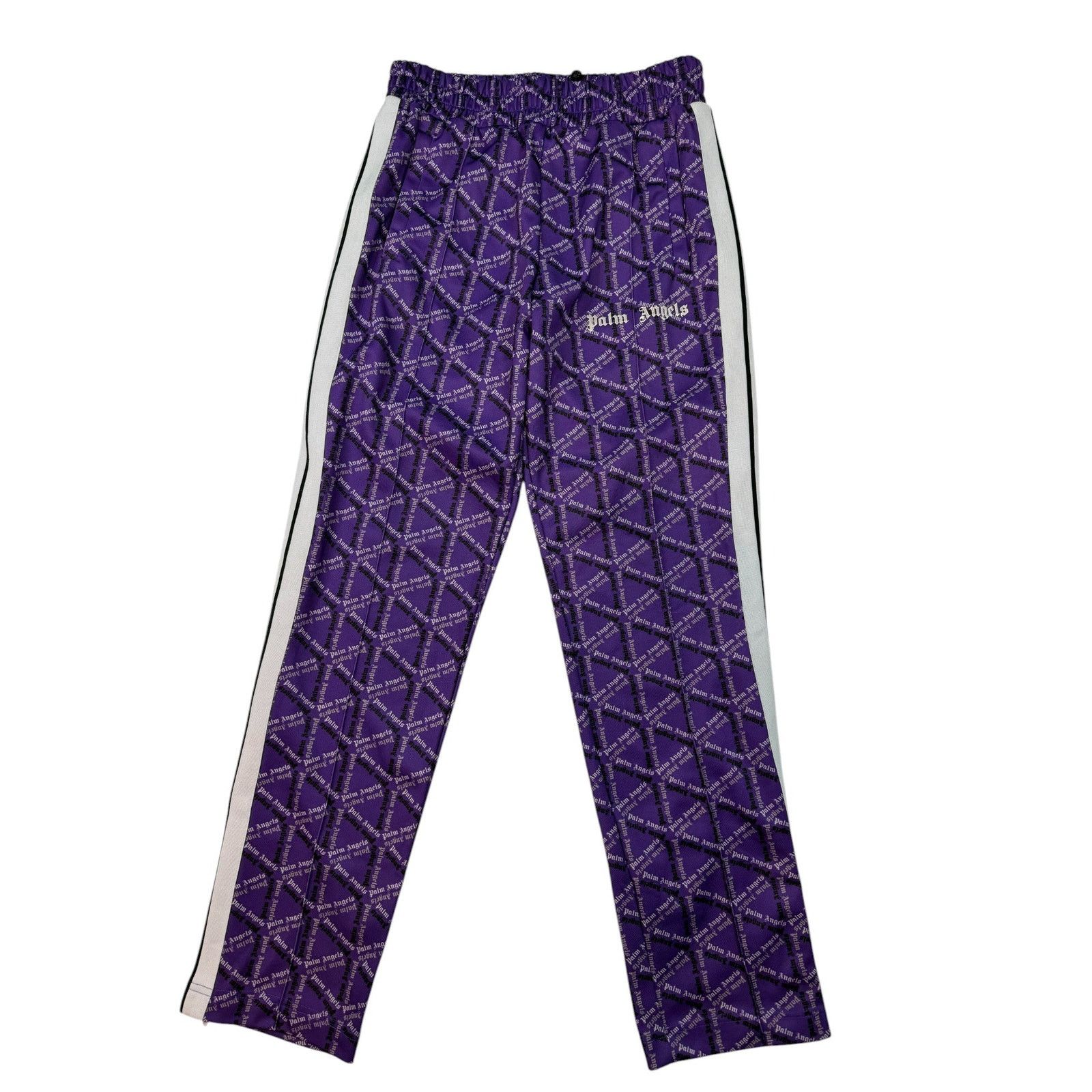 Palm Angels Palm Angels Purple Monogram Track Pants Size 36" / US 14 / IT 50 - 1 Thumbnail