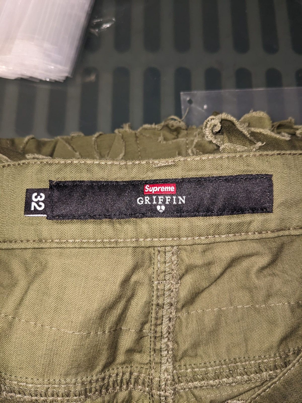 Supreme FW22 SUPREME GRIFFIN 5-POCKET JEAN OLIVE PANTS PANT SIZE 32 Size US 32 / EU 48 - 7 Thumbnail