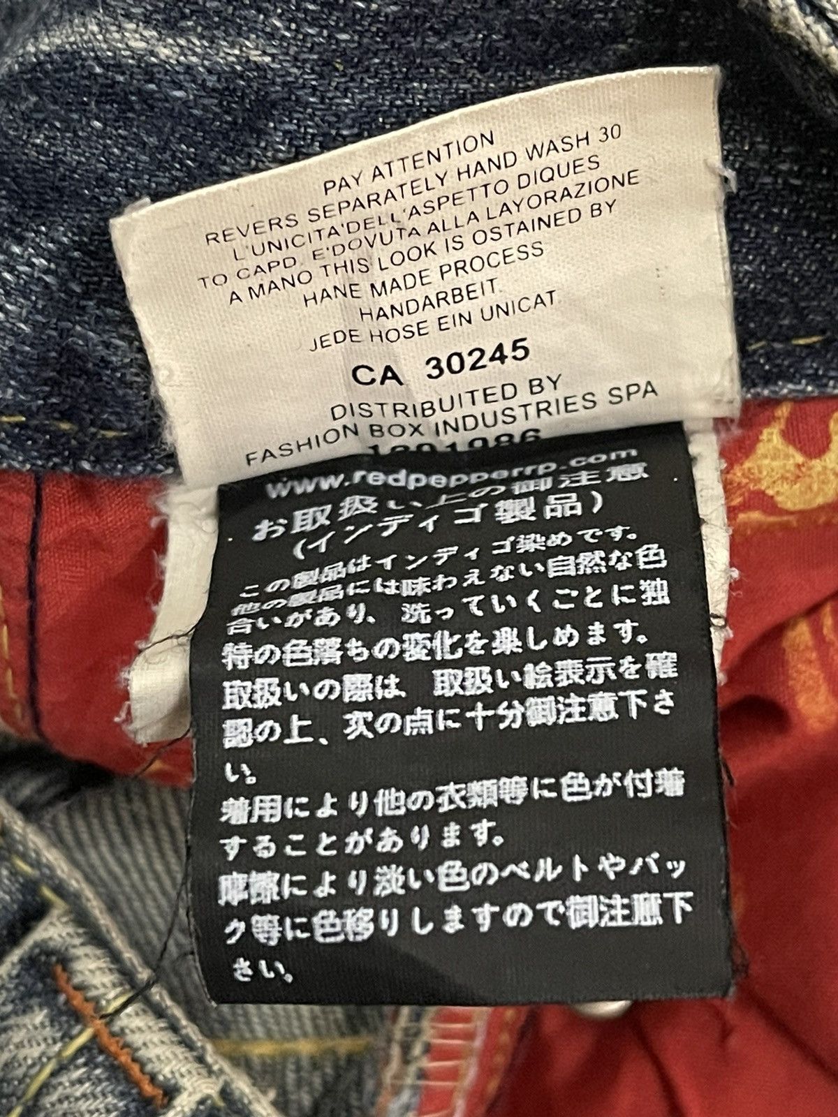 14th Addiction Vintage Japanese Brand Blue Thunder Wash Style Bootcut Jeans Size US 29 - 8 Thumbnail