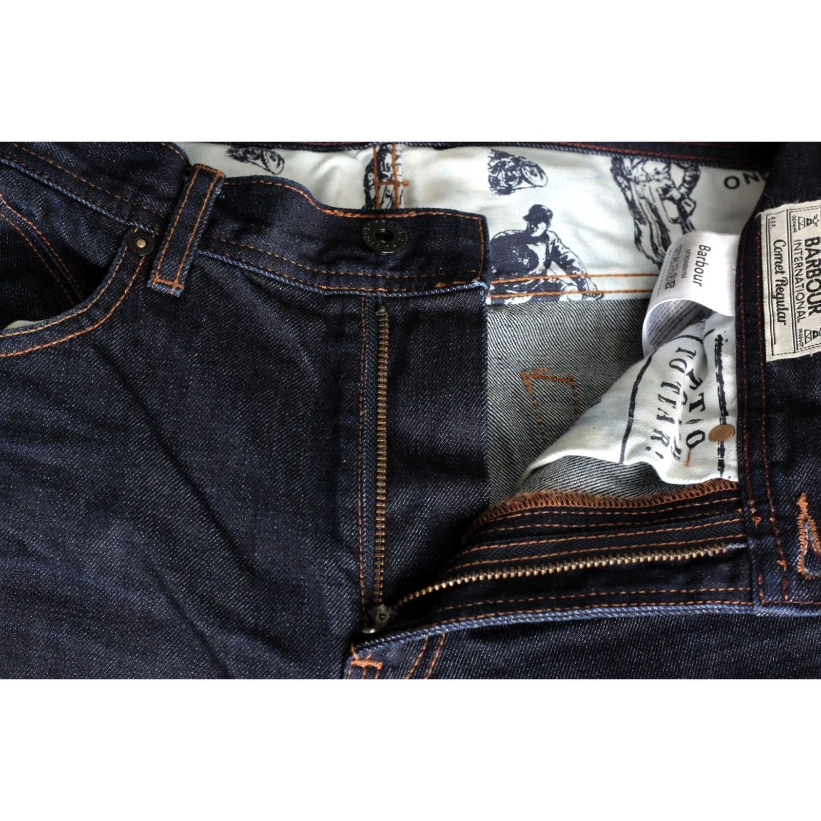 Barbour Barbour International Comet Regular Fit Jeans Men Size W30 L32 DZ6365 Size US 30 / EU 46 - 5 Thumbnail