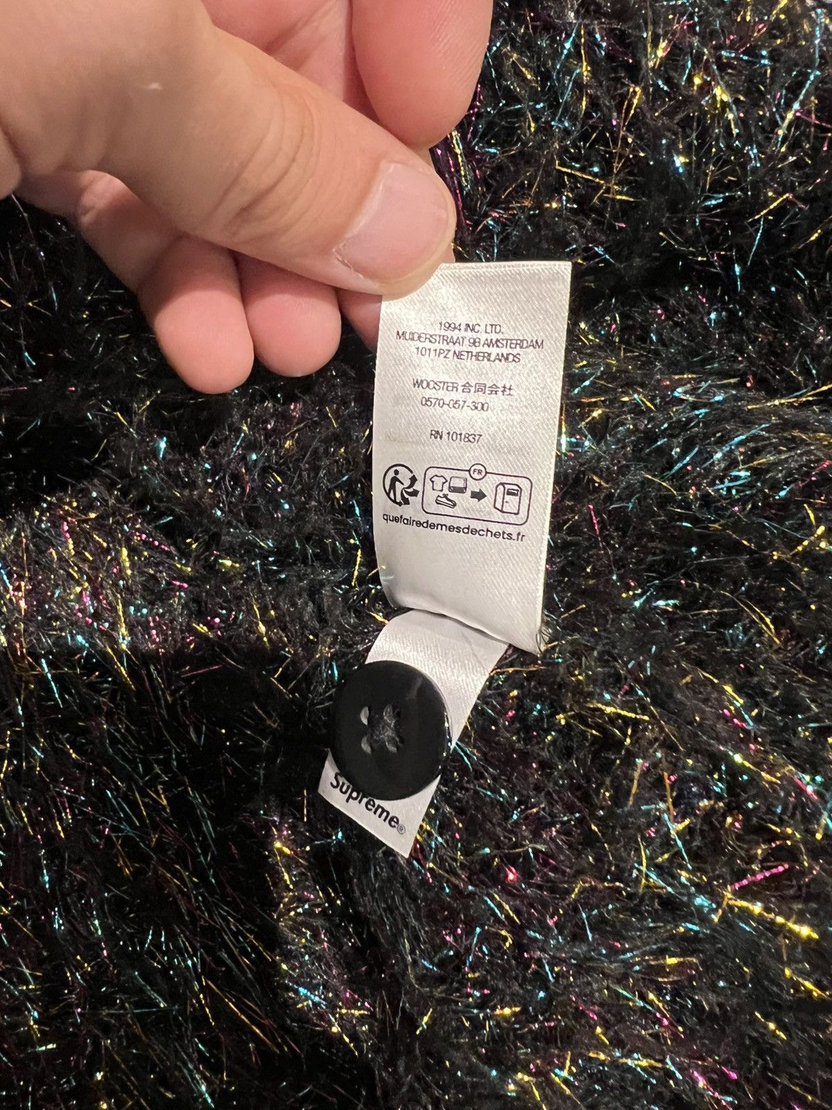 Supreme Supreme ss23 SPARKLE cardigan Size US M / EU 48-50 / 2 - 6 Thumbnail